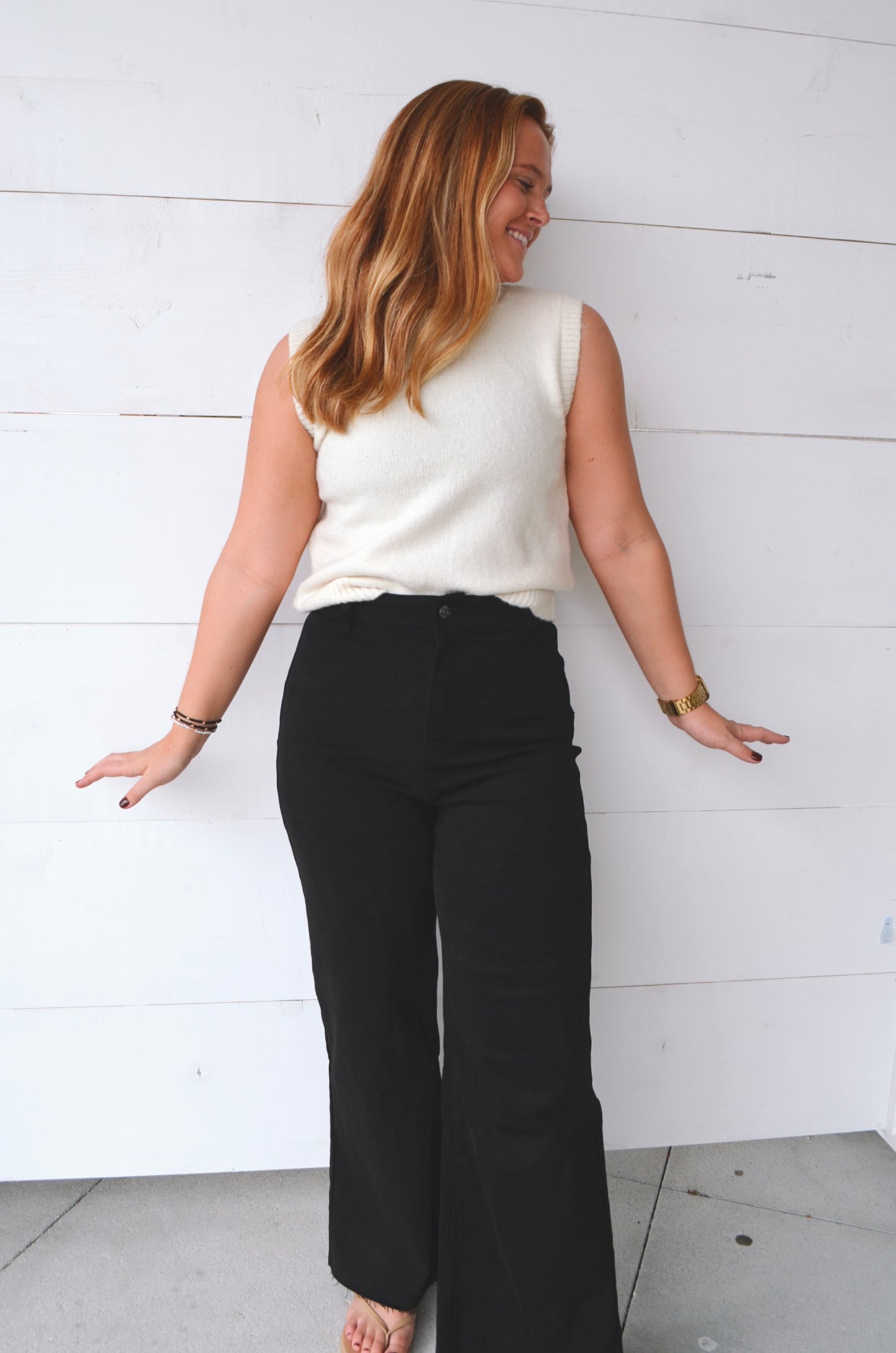 Karla Wide-Leg Denim Jean