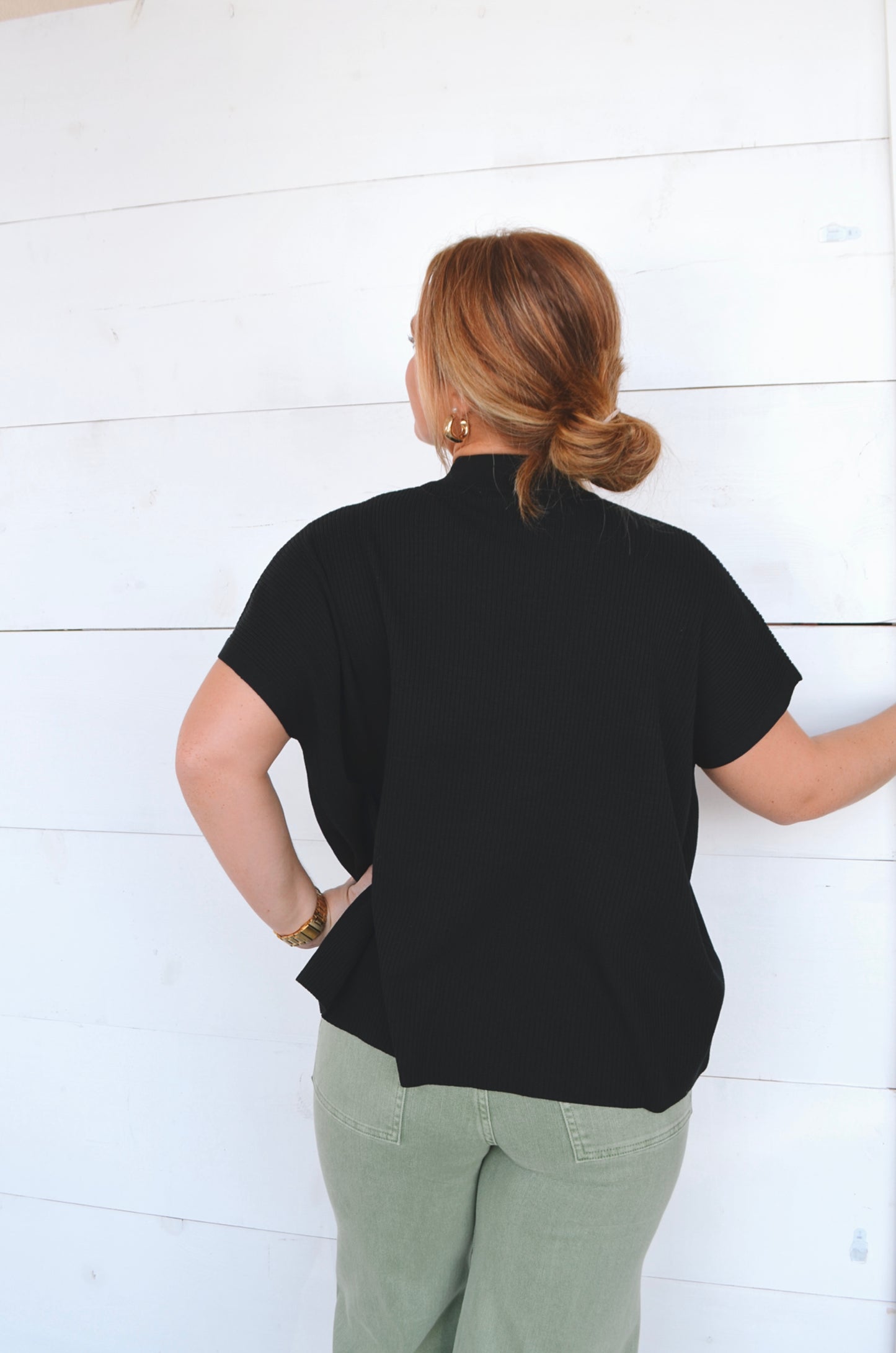 Kristy Mock Neck Top