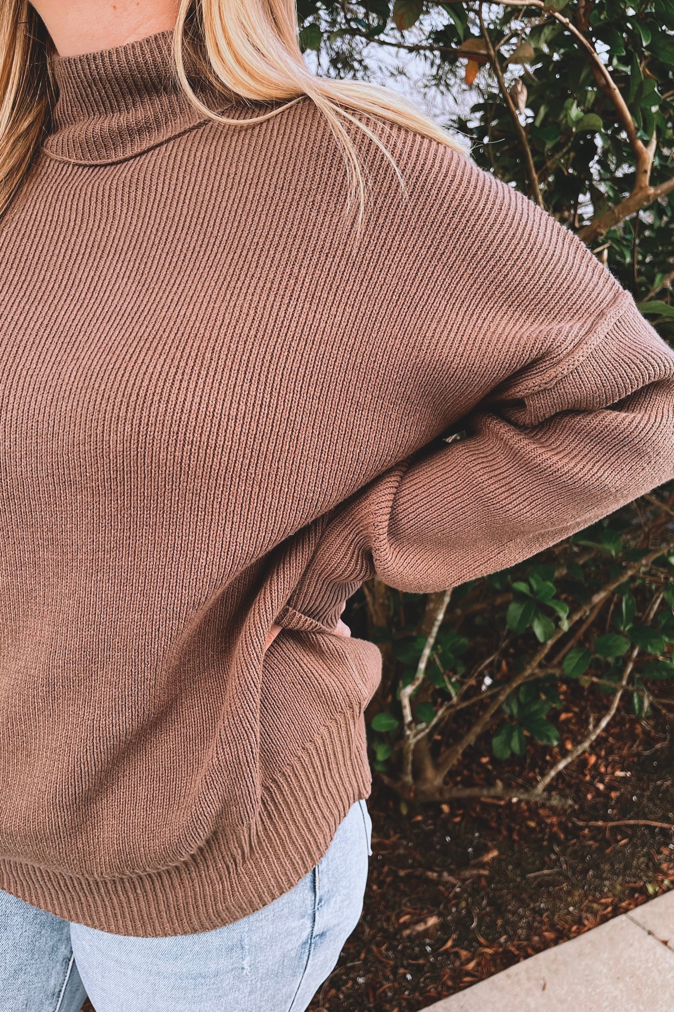 Nessa Mock-Neck Sweater