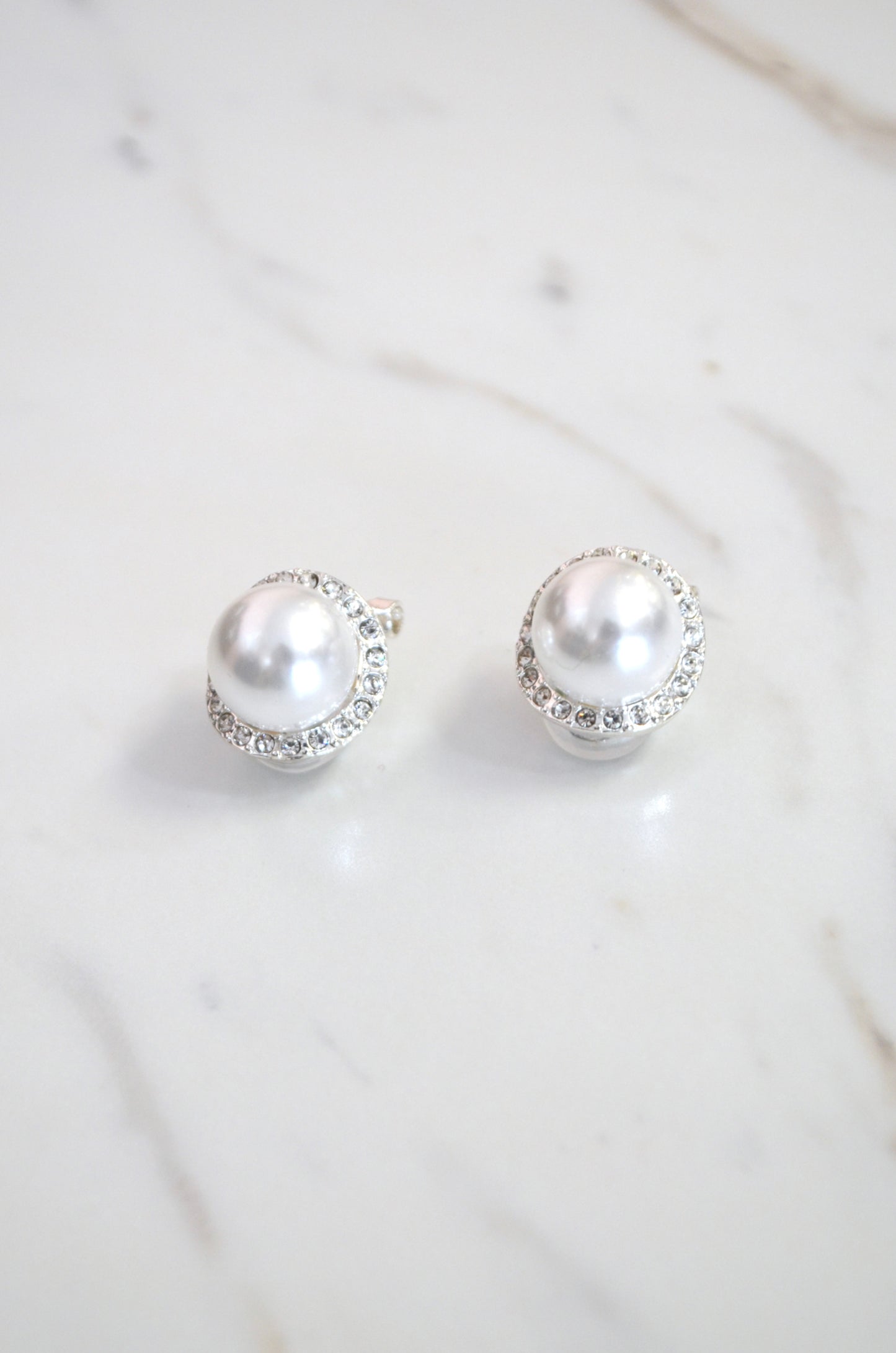 Clip-On Pave Earrings