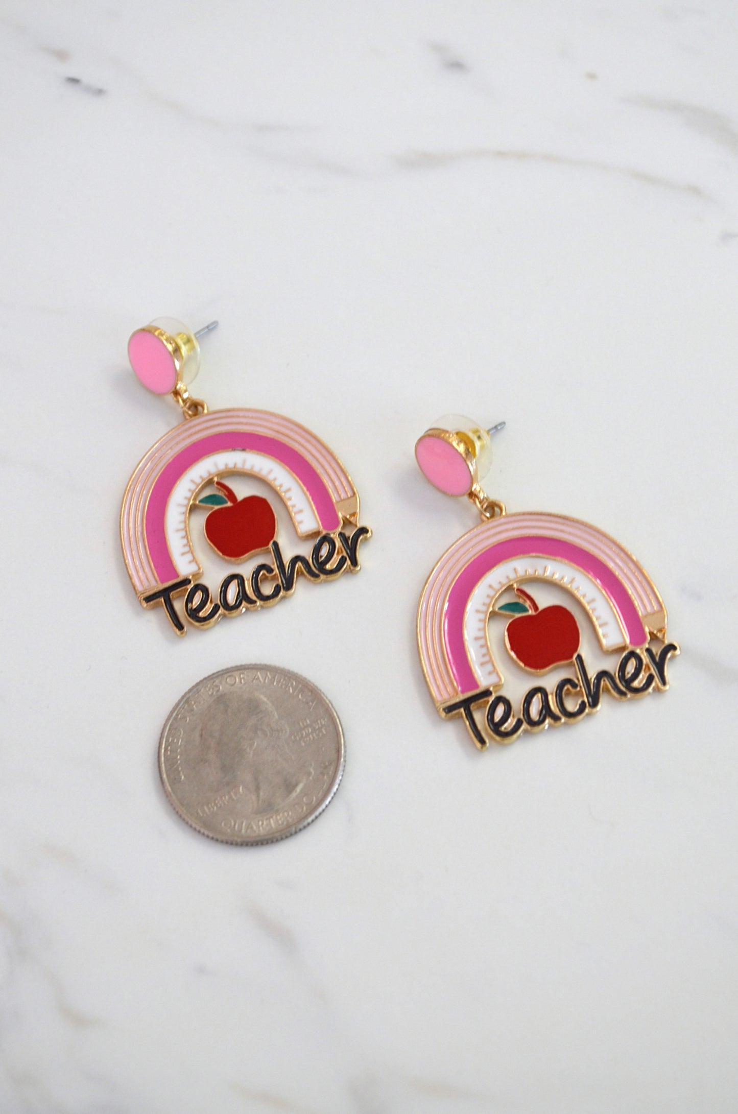 Teacher Rainbow Earrings