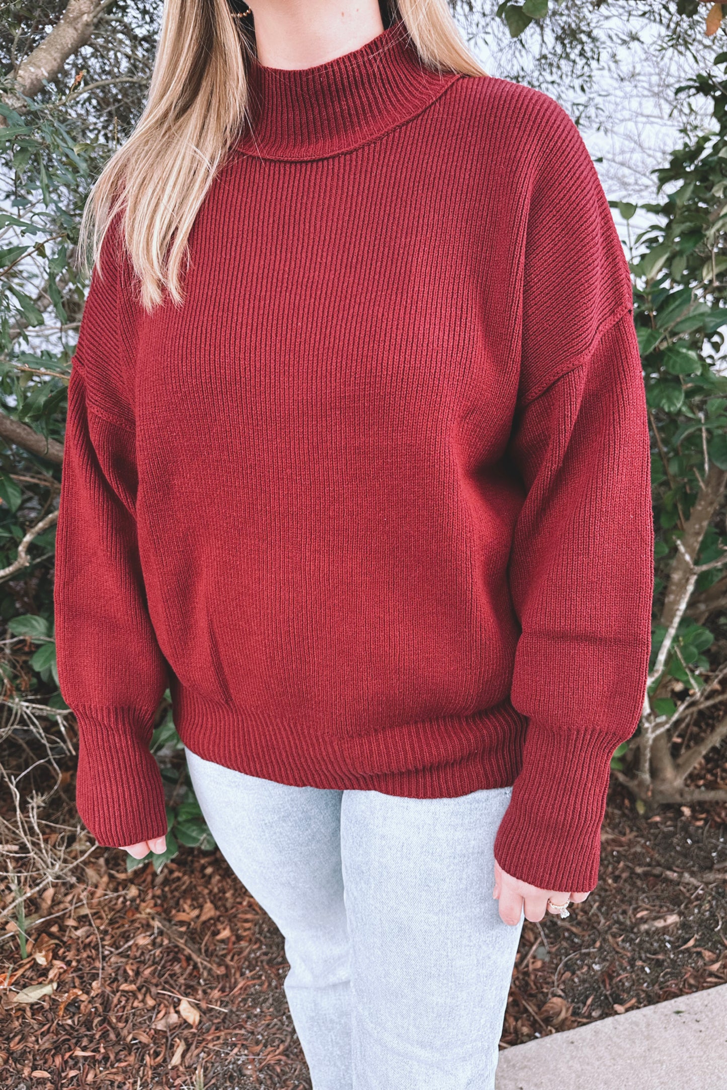 Nessa Mock-Neck Sweater