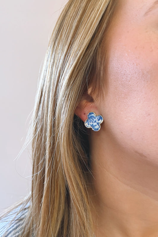 Resort Clover Studs - Boutique EllaPar