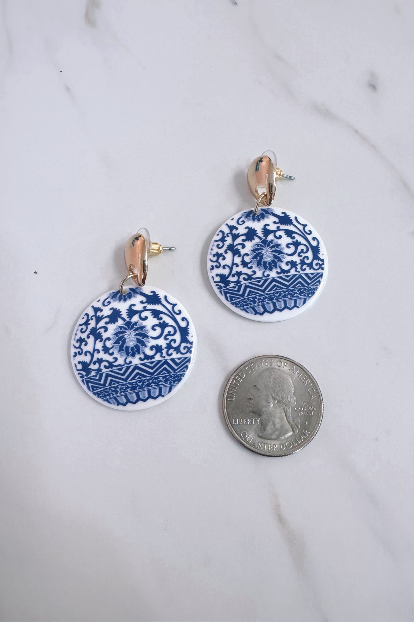 Santorini Disc Earrings