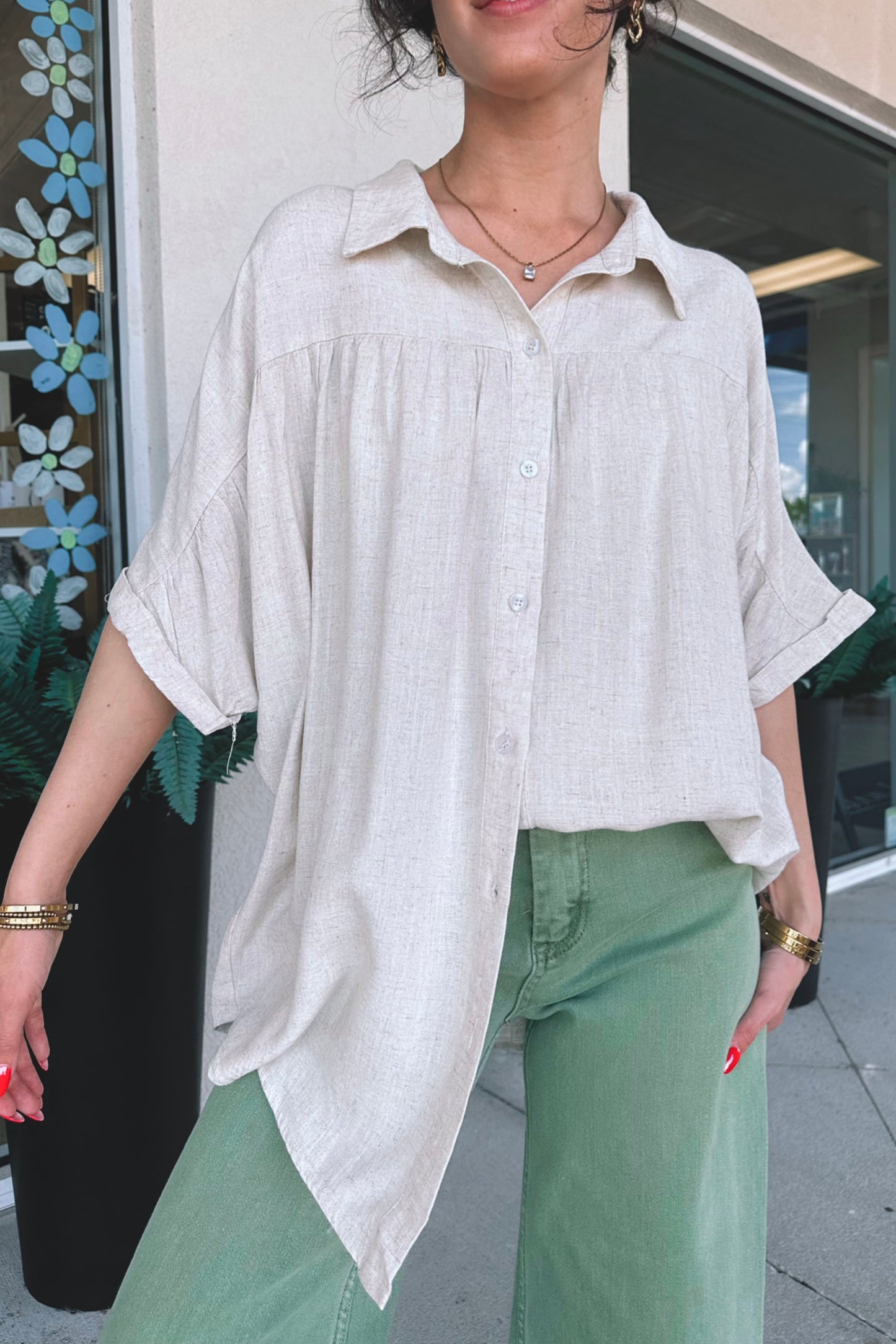Kyler Button-Up Top