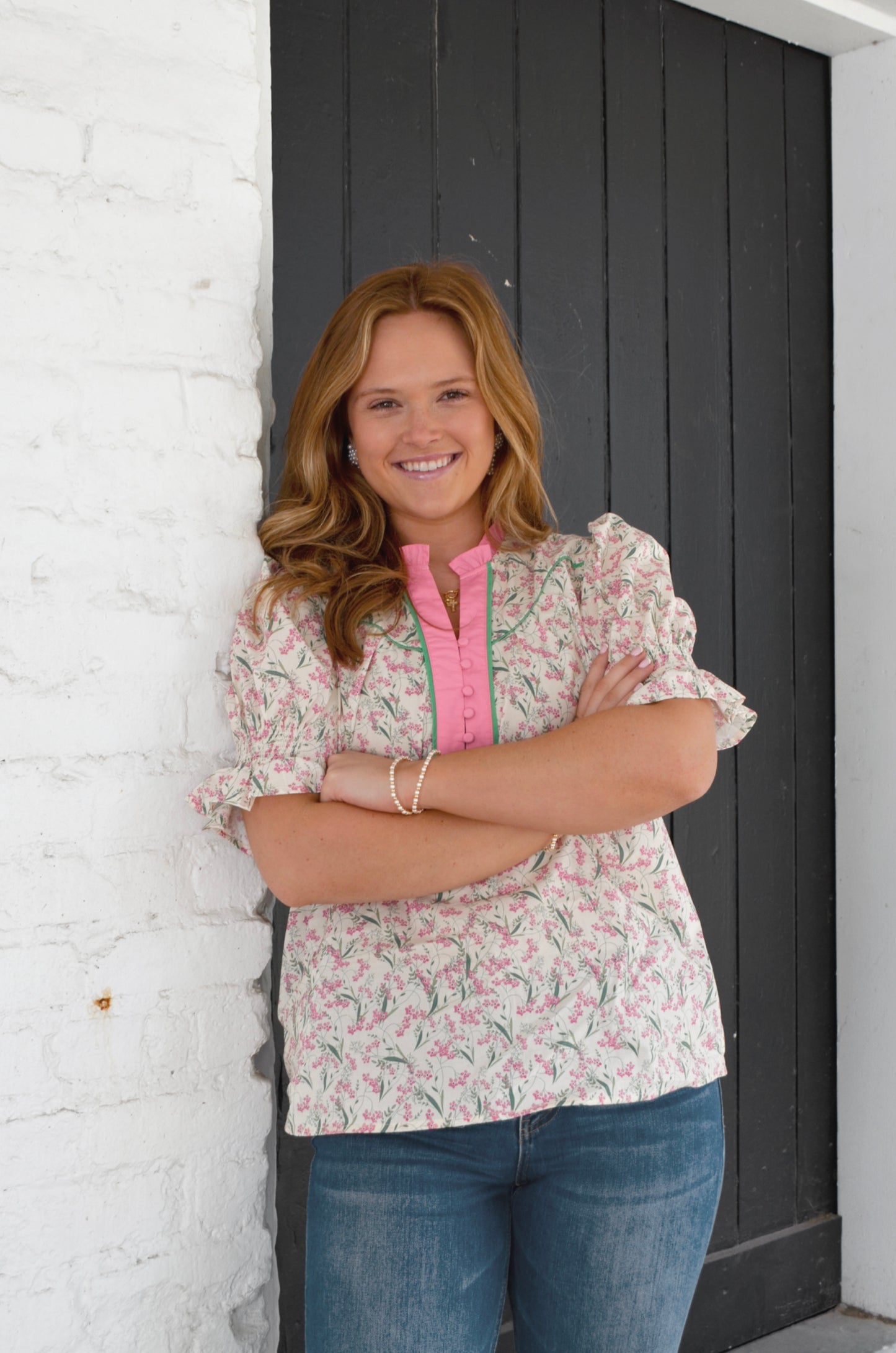 Ginny Smocked Sleeve Top