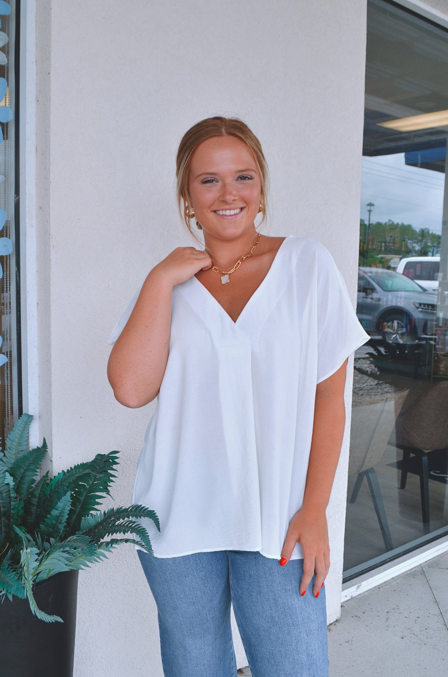 Christi V-Neck Blouse