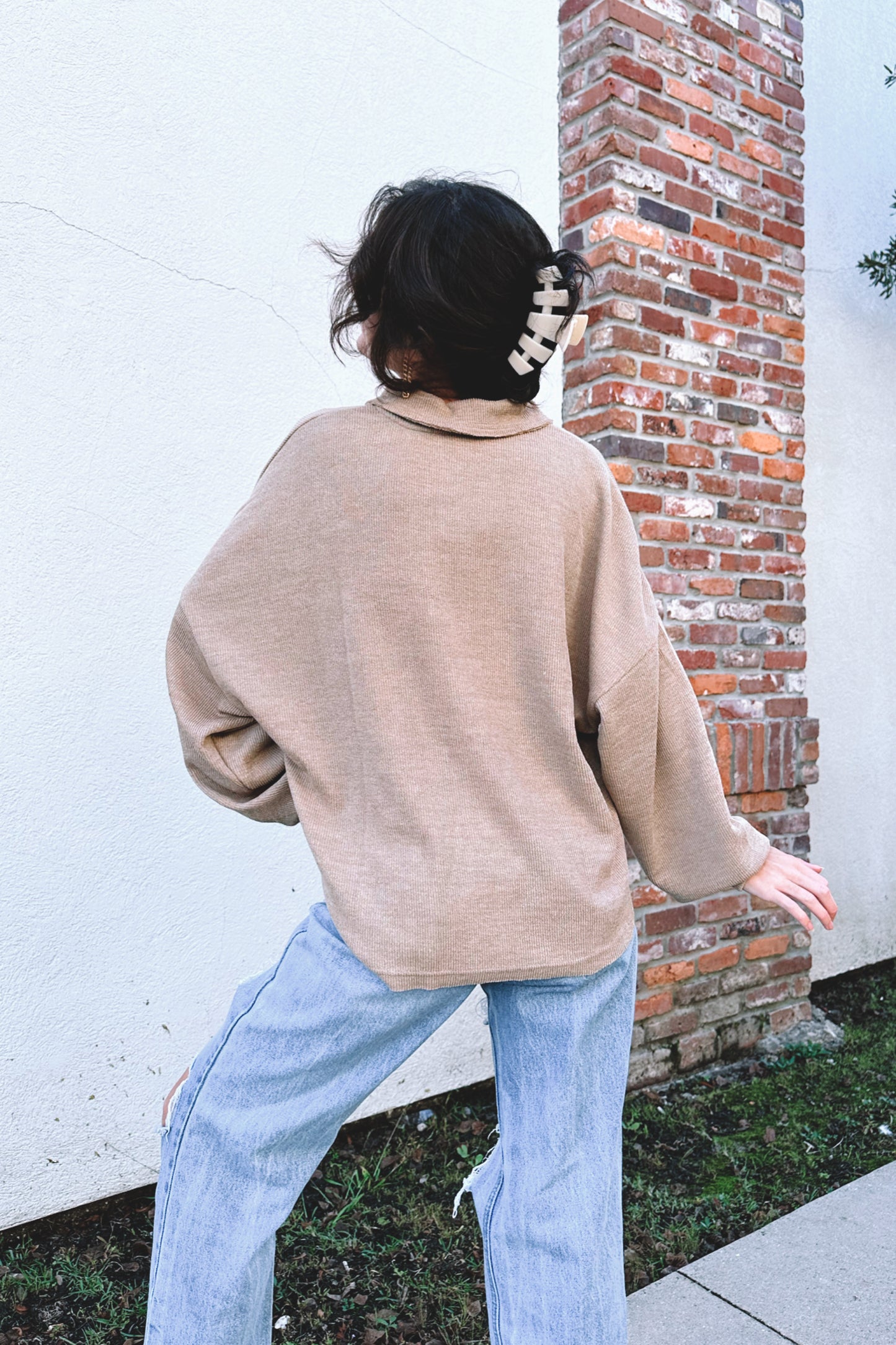 Kaz Collared Top