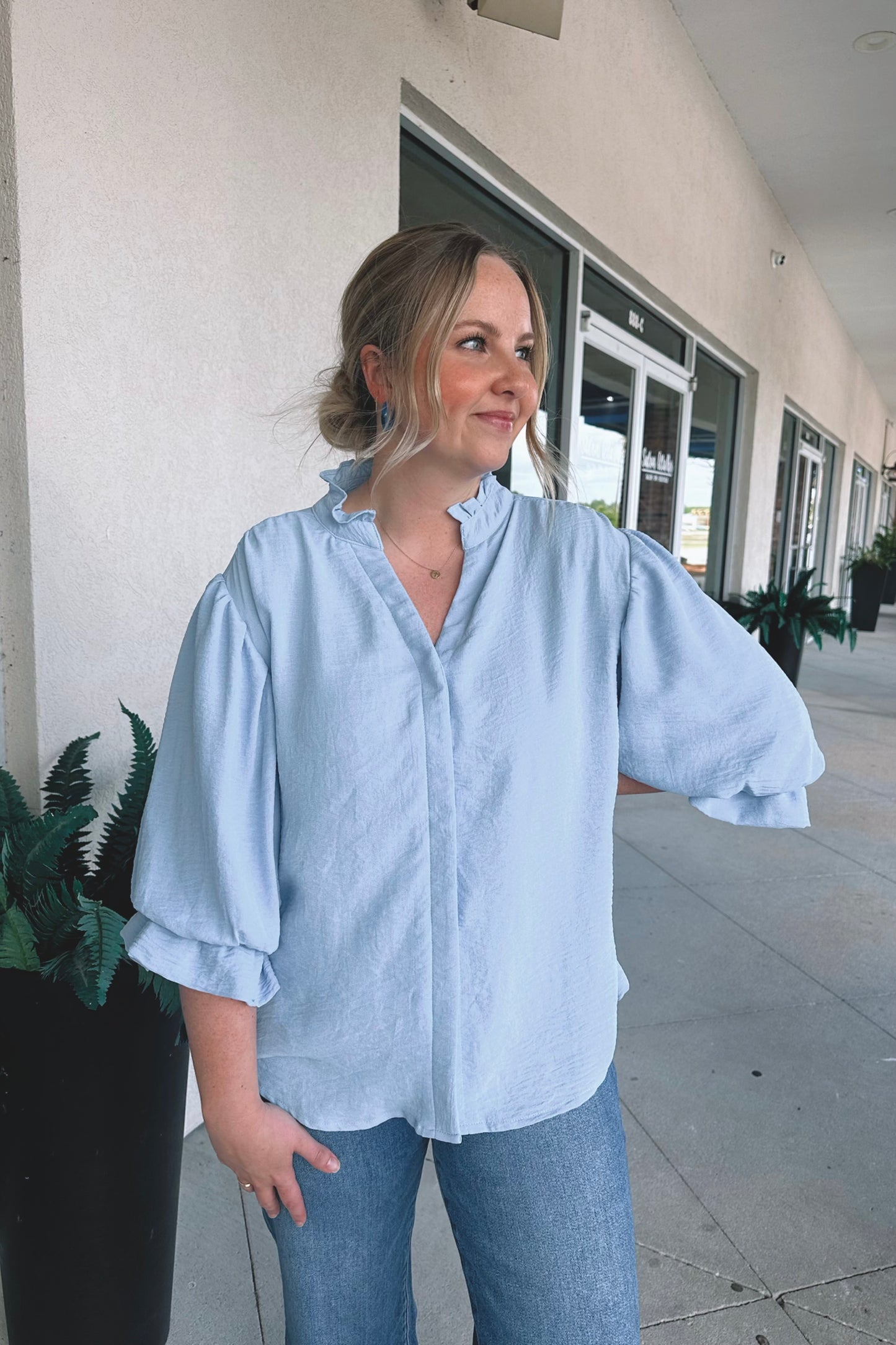 Marie 3/4 Sleeve Top