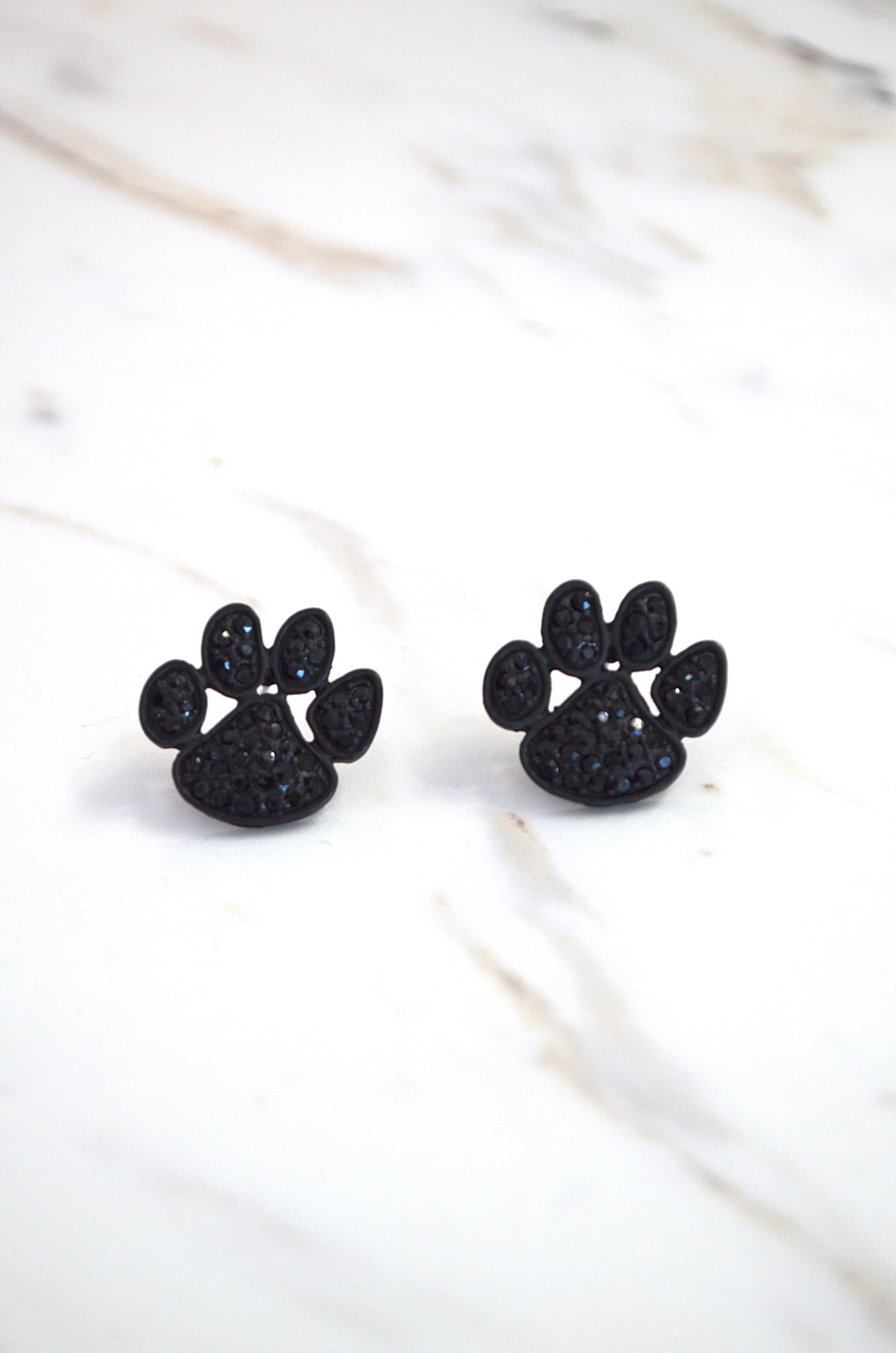 Pave Paw Studs