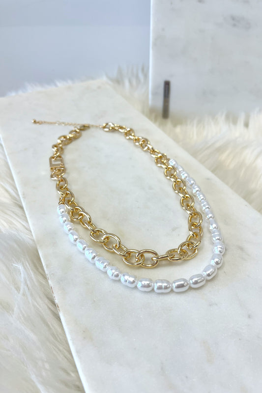 Amalfi Pearl Necklace - Boutique EllaPar