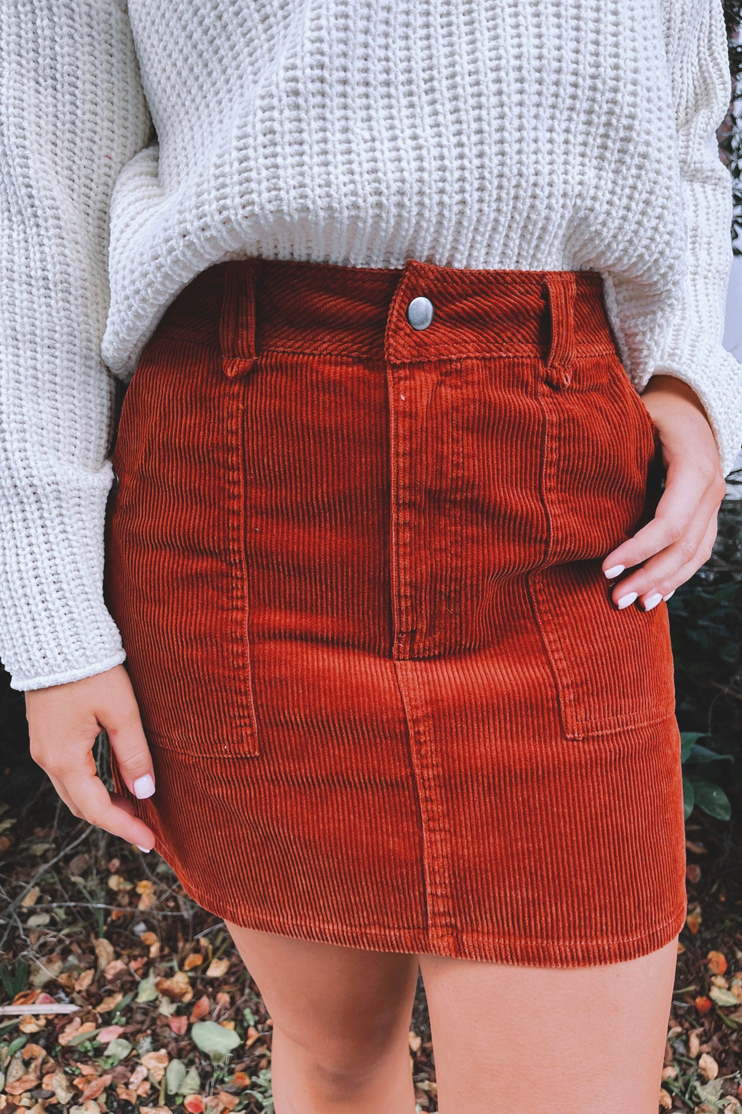 Kacie Corduroy Skirt