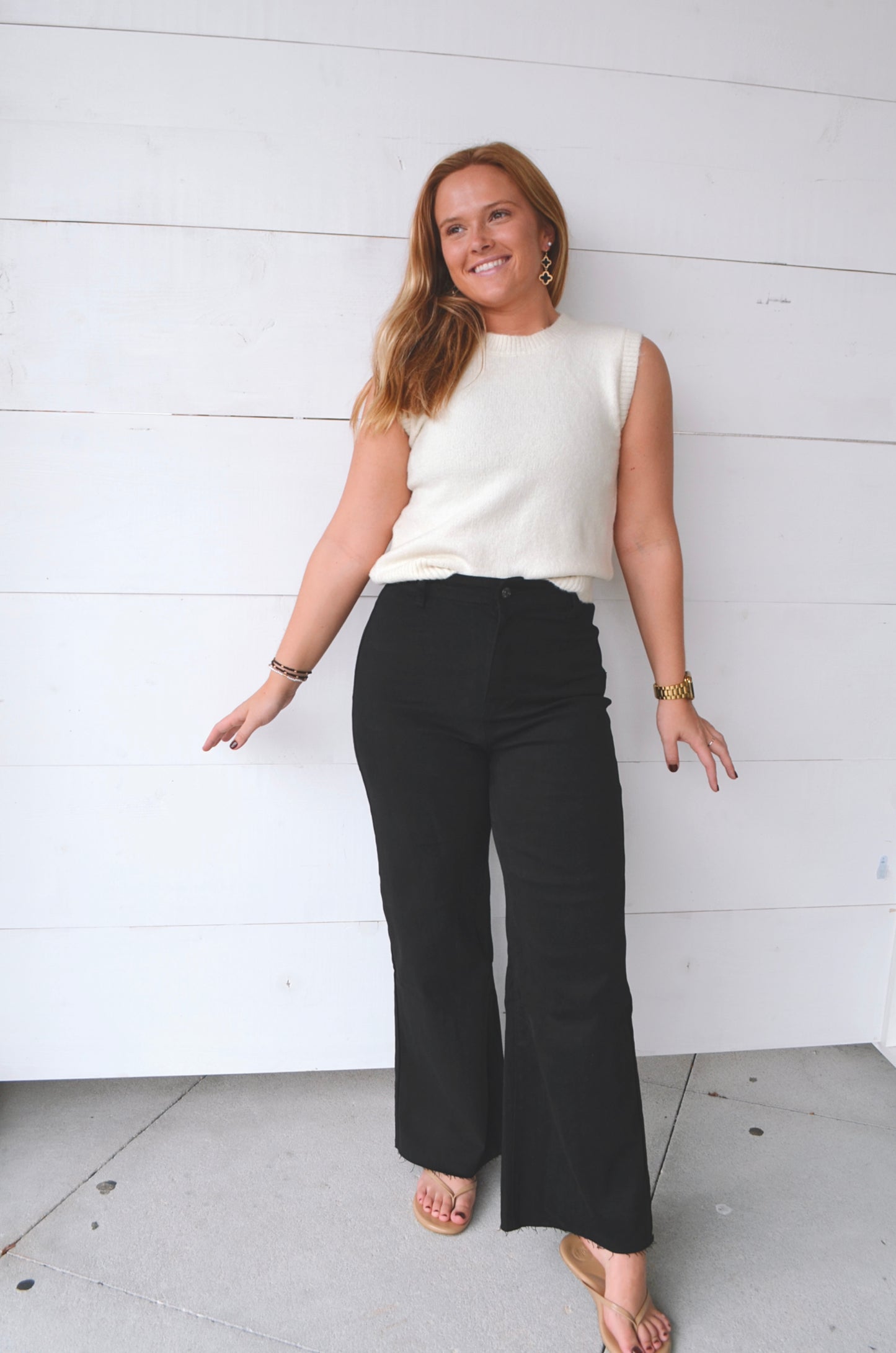 Karla Wide-Leg Denim Jean