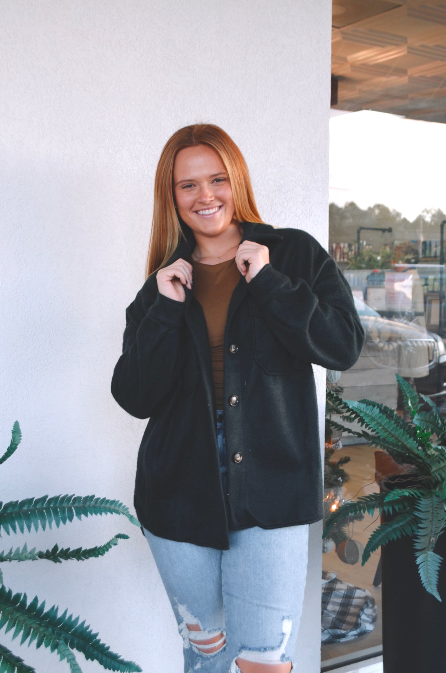 Cozy Button Down Jacket