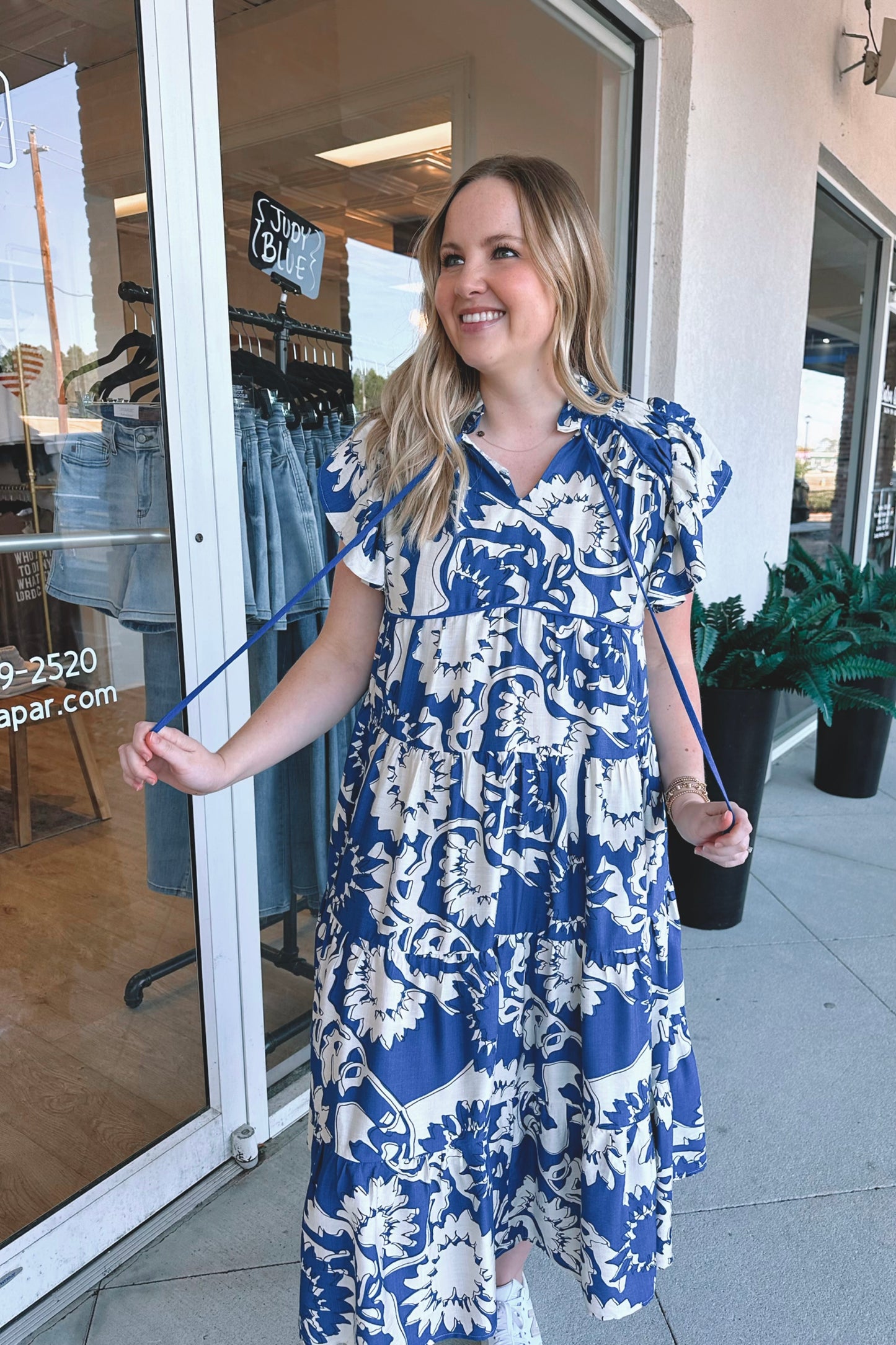 Flutter Midi Dress