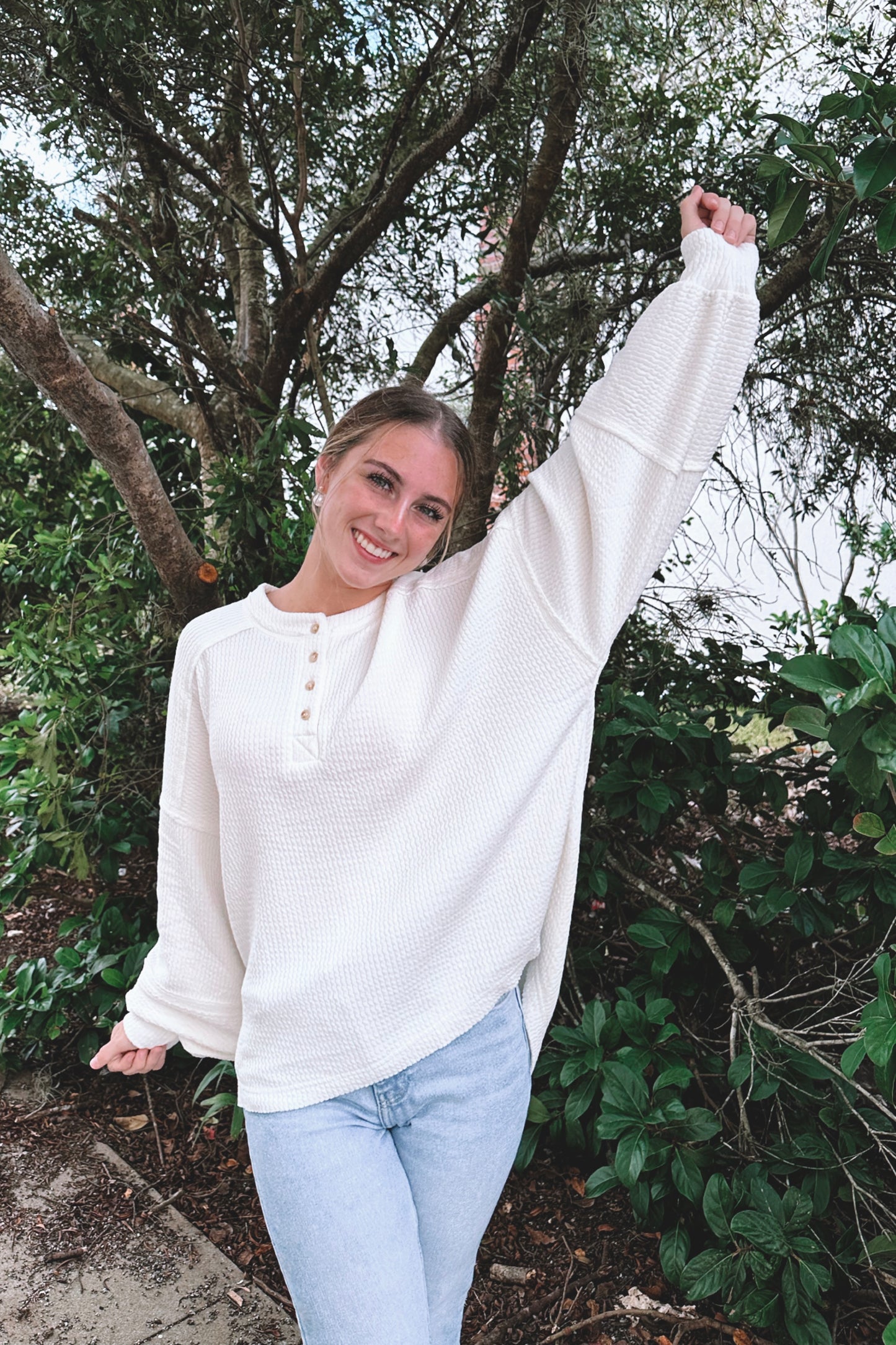 Relaxed Henley Top
