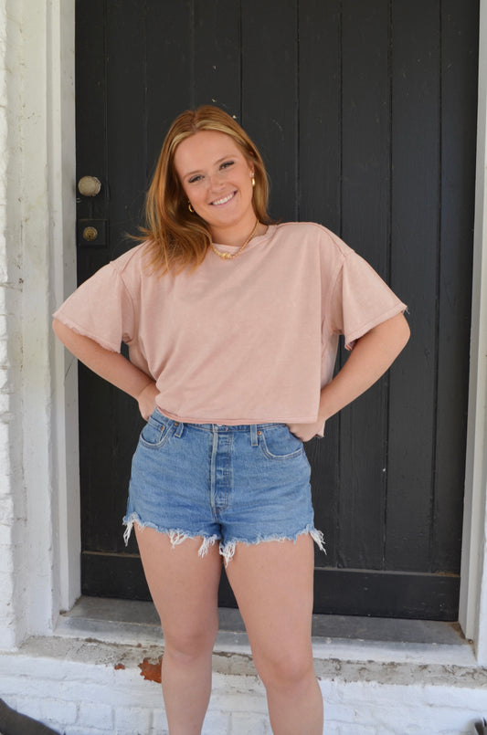 Terry Lounge Tee - Boutique EllaPar