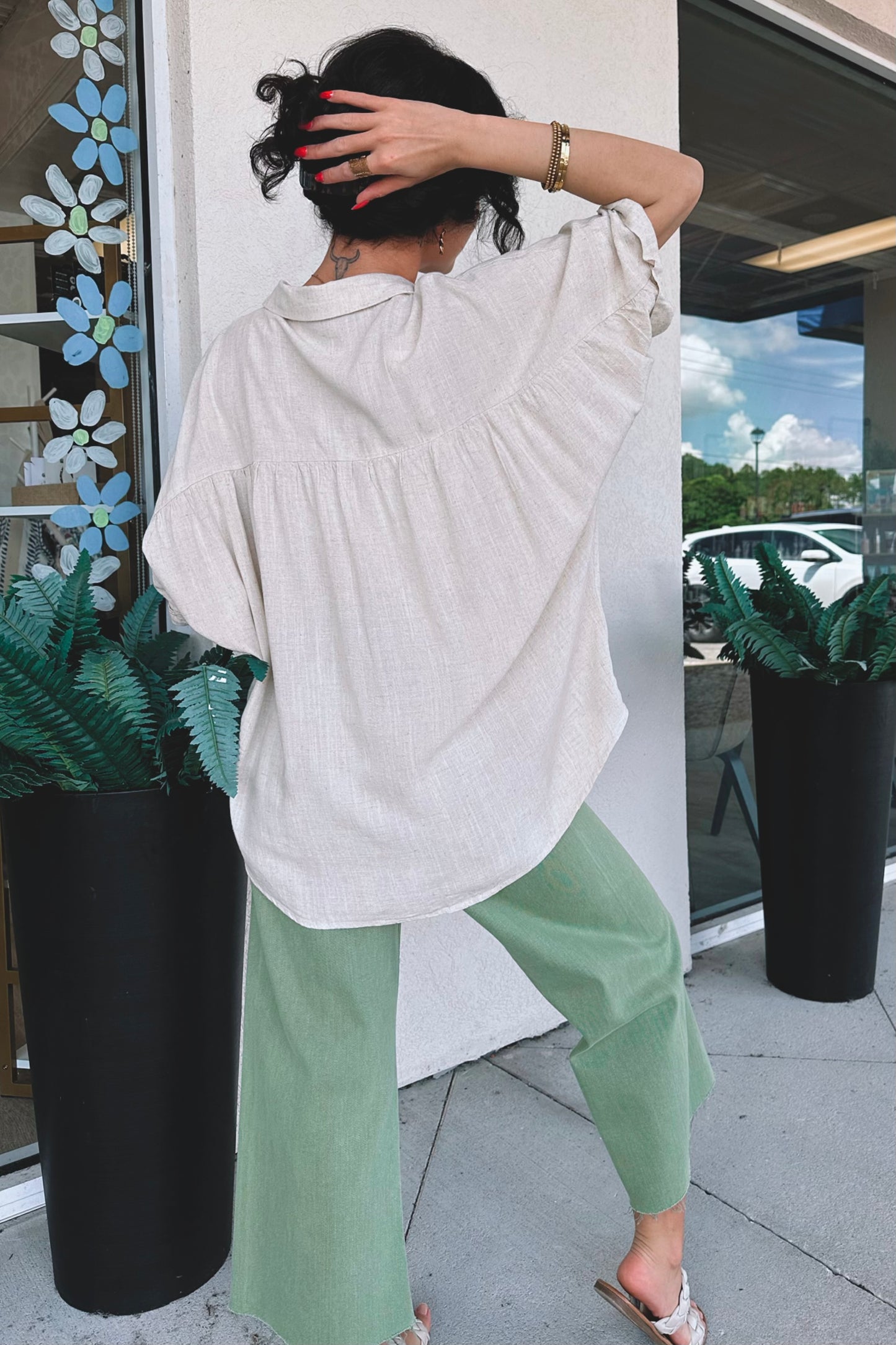 Kyler Button-Up Top