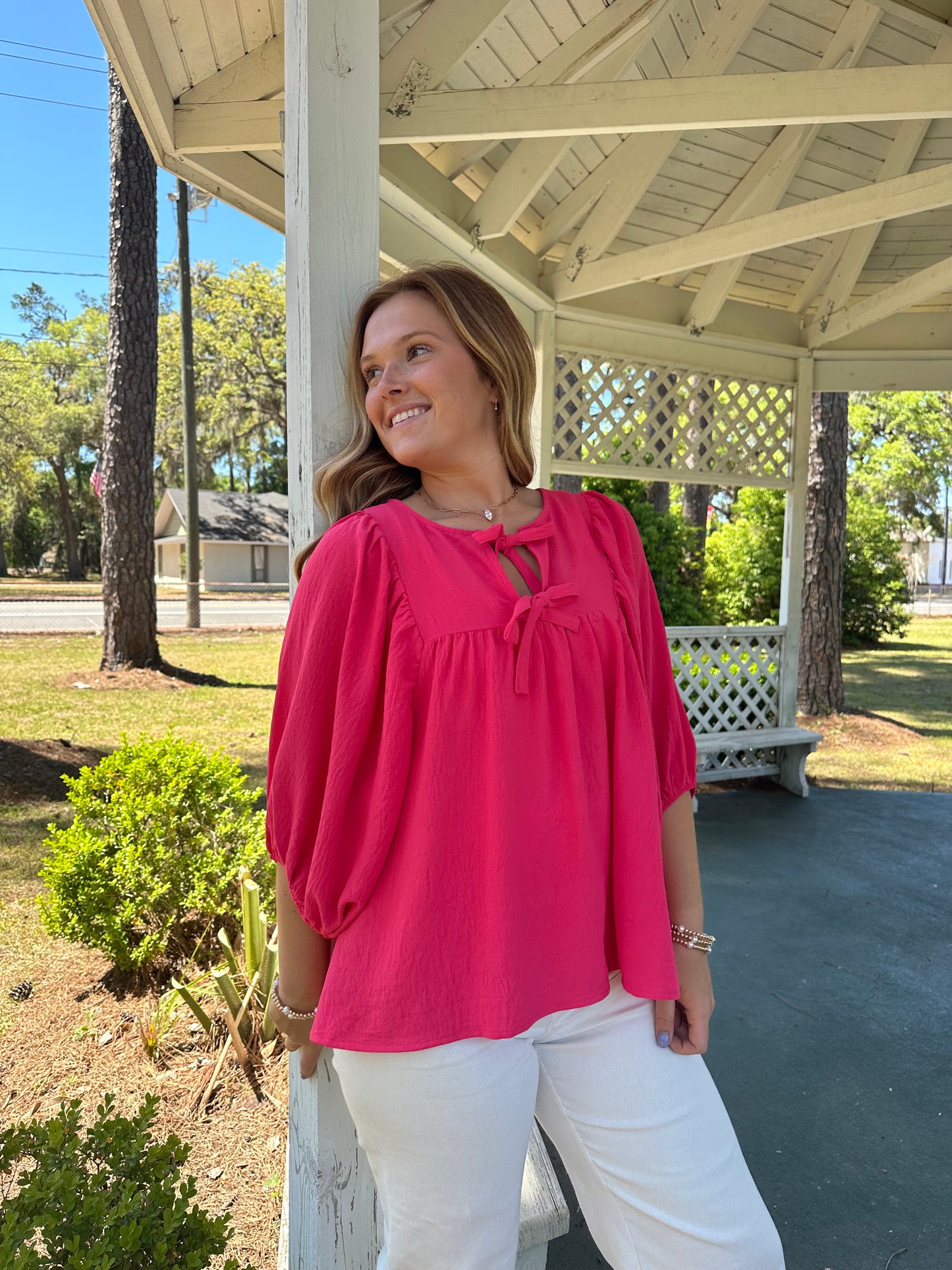 Bambi Bow Blouse