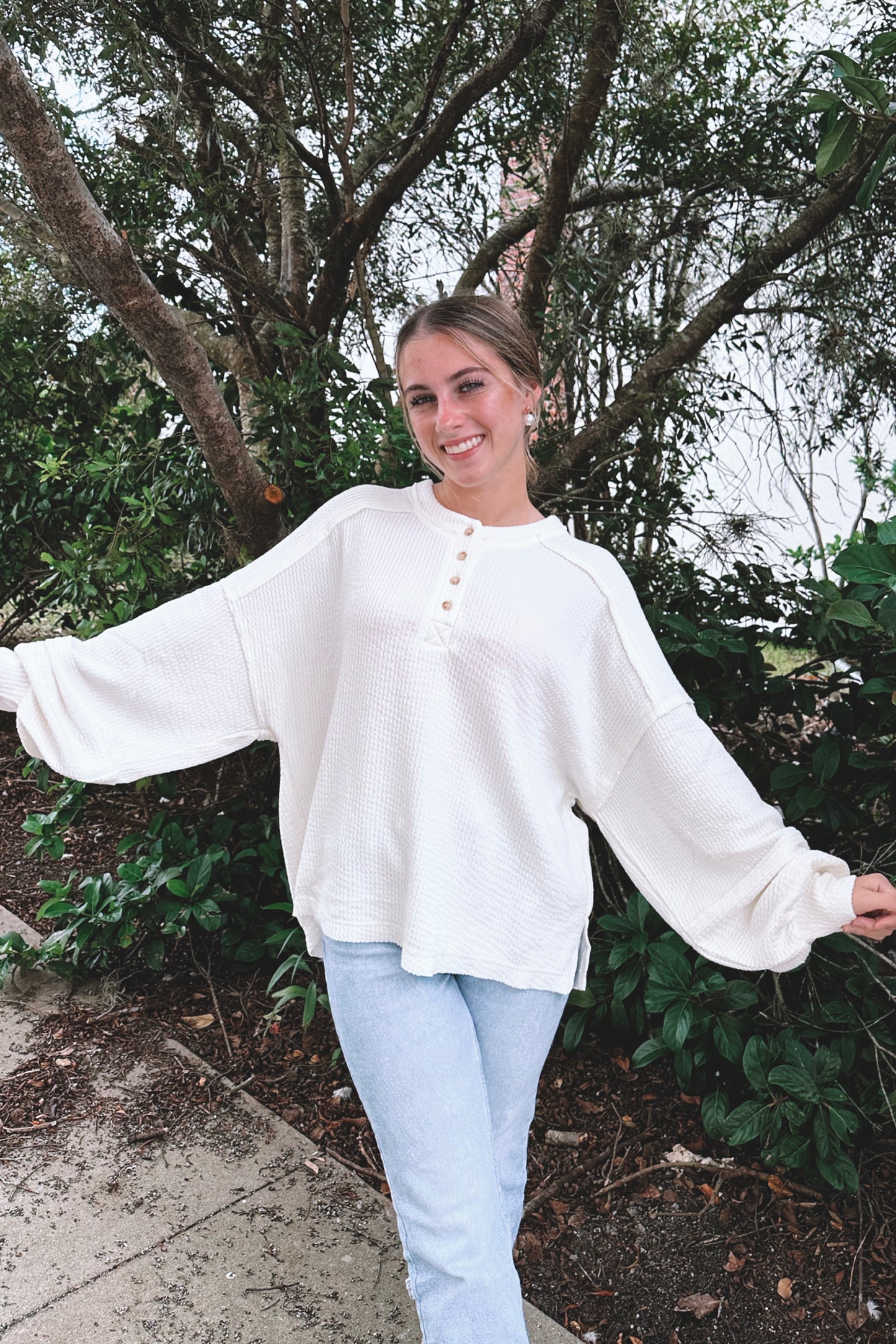 Relaxed Henley Top