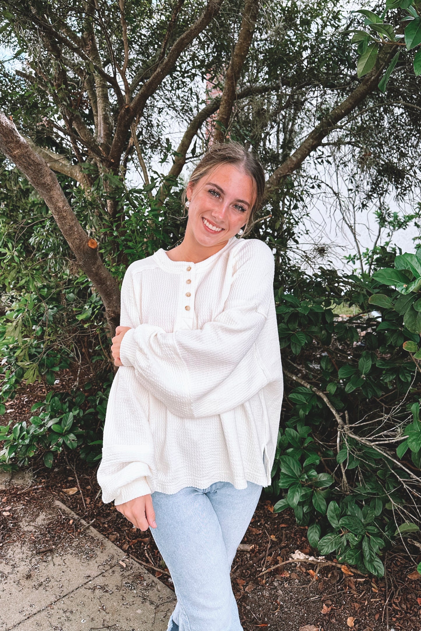 Relaxed Henley Top