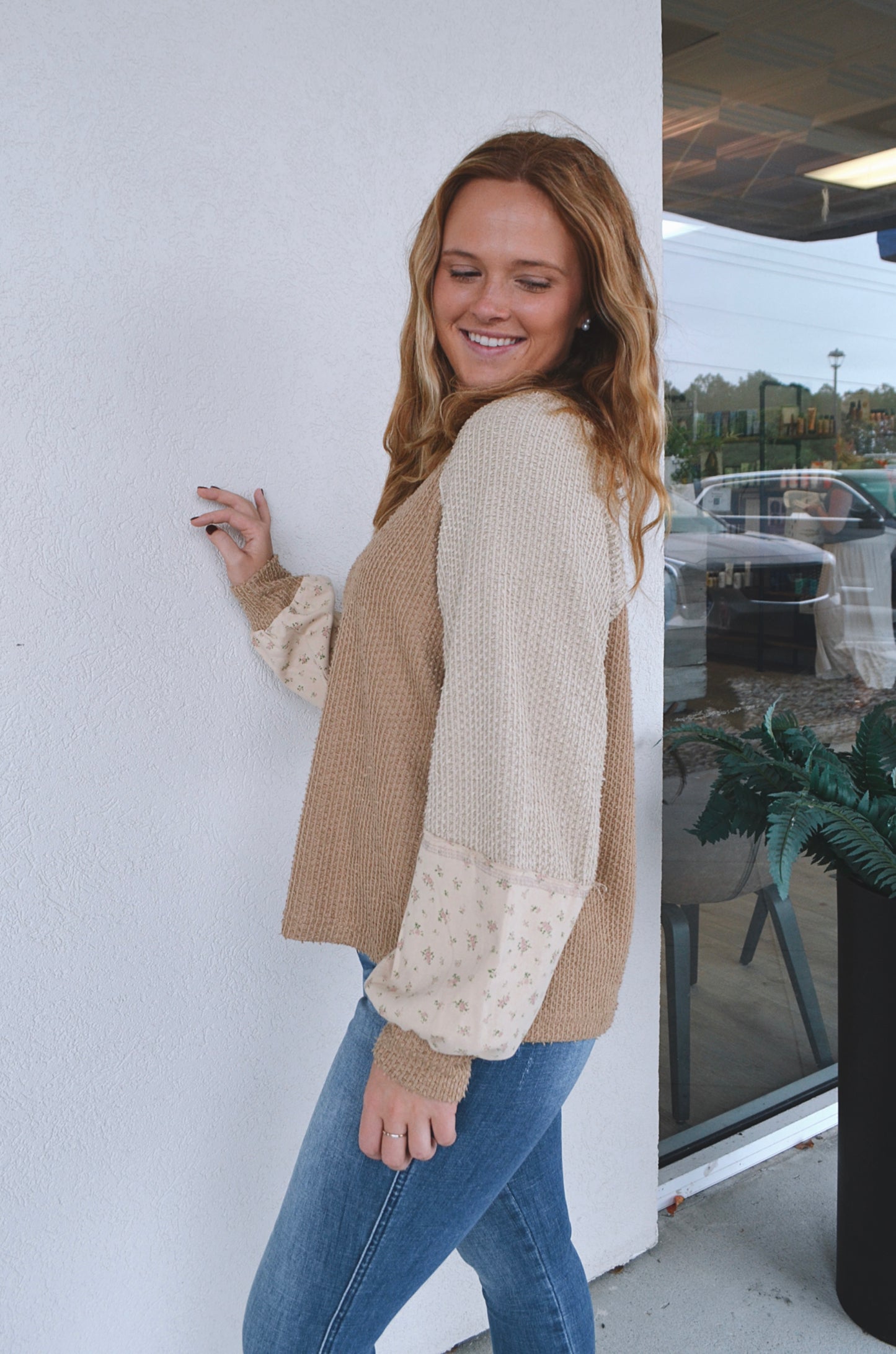 Down To Earth Knit Top