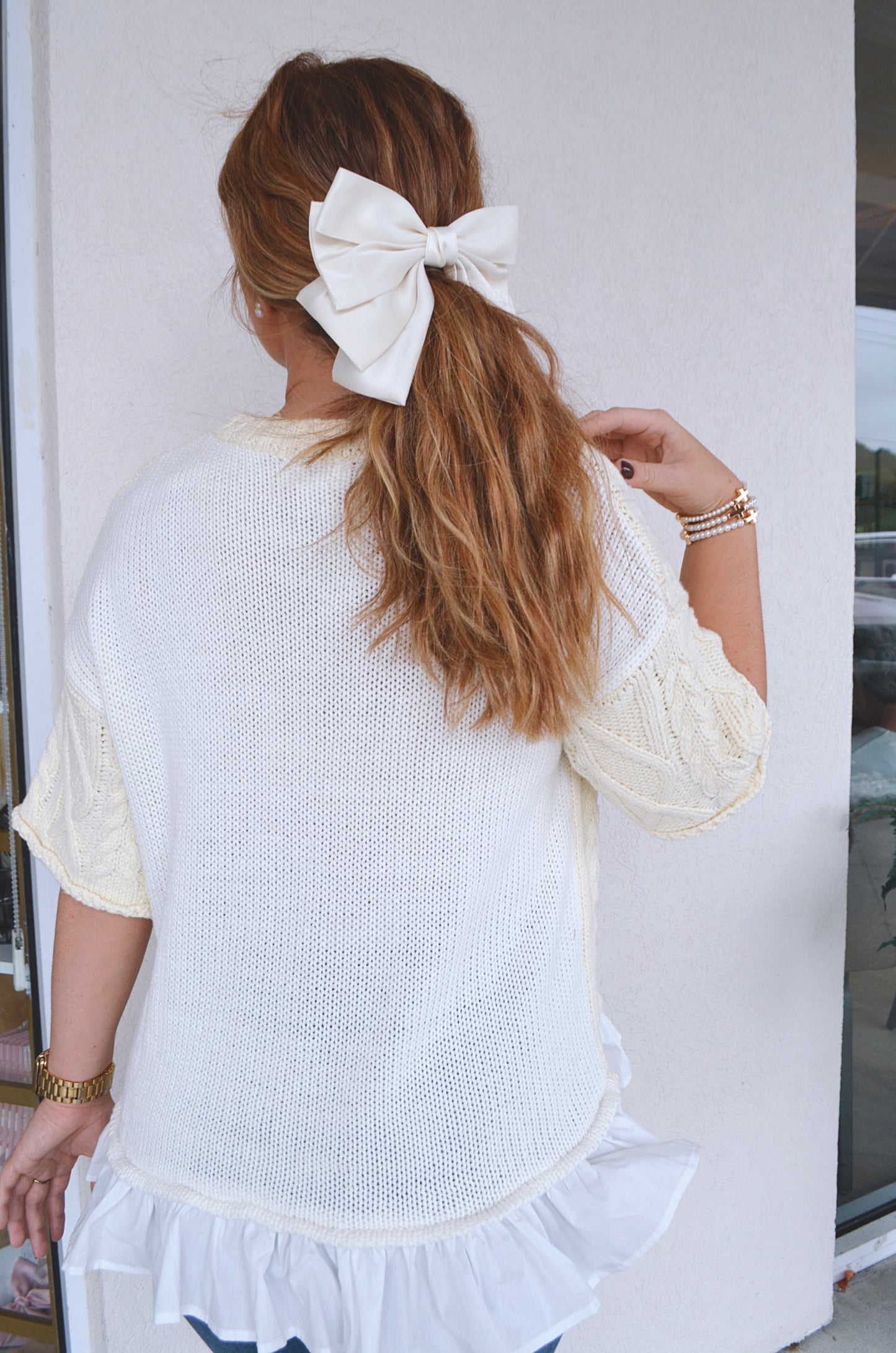 Clementine Cable Knit Top