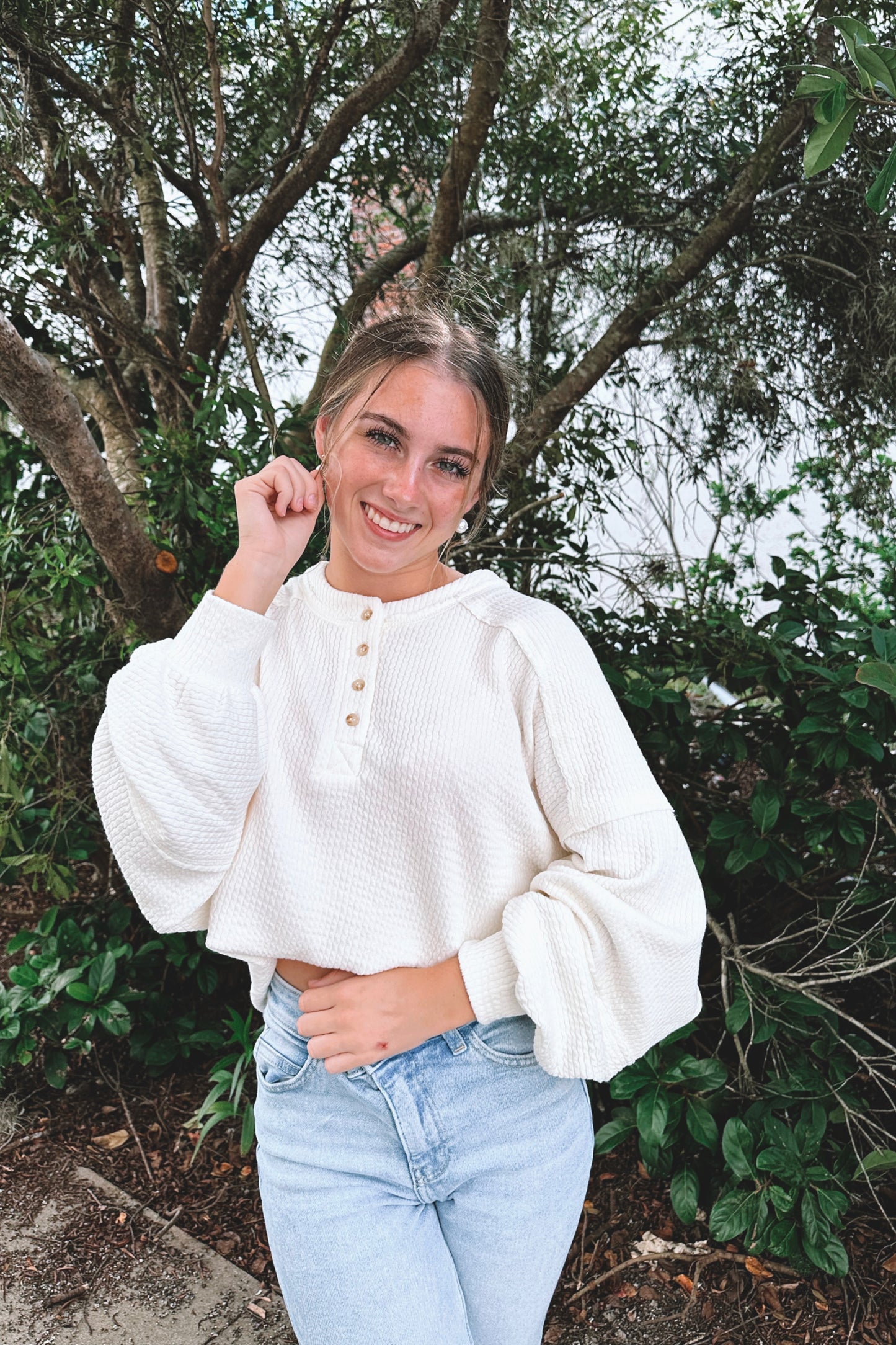 Relaxed Henley Top