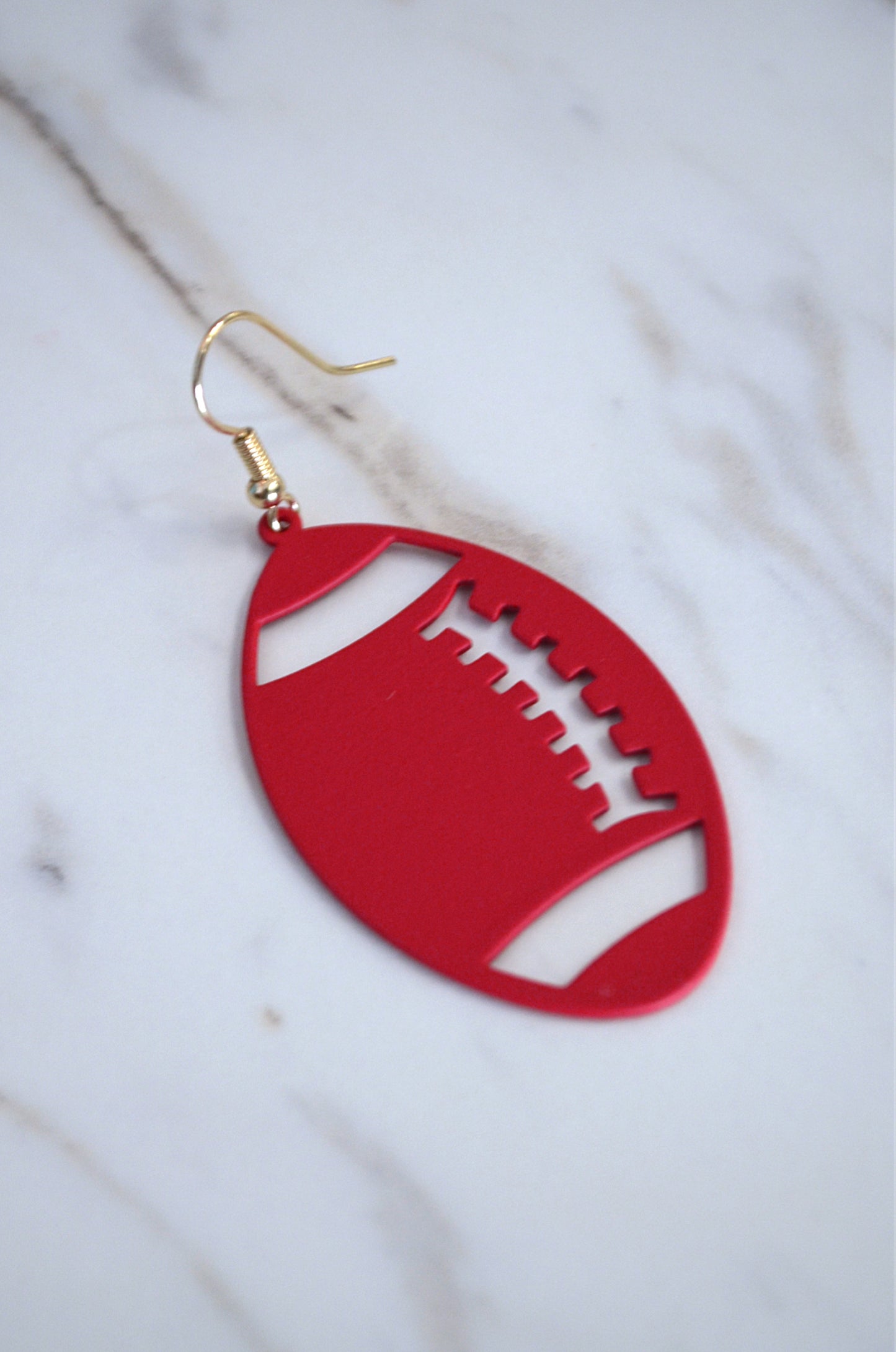 Football Filigree Earrings