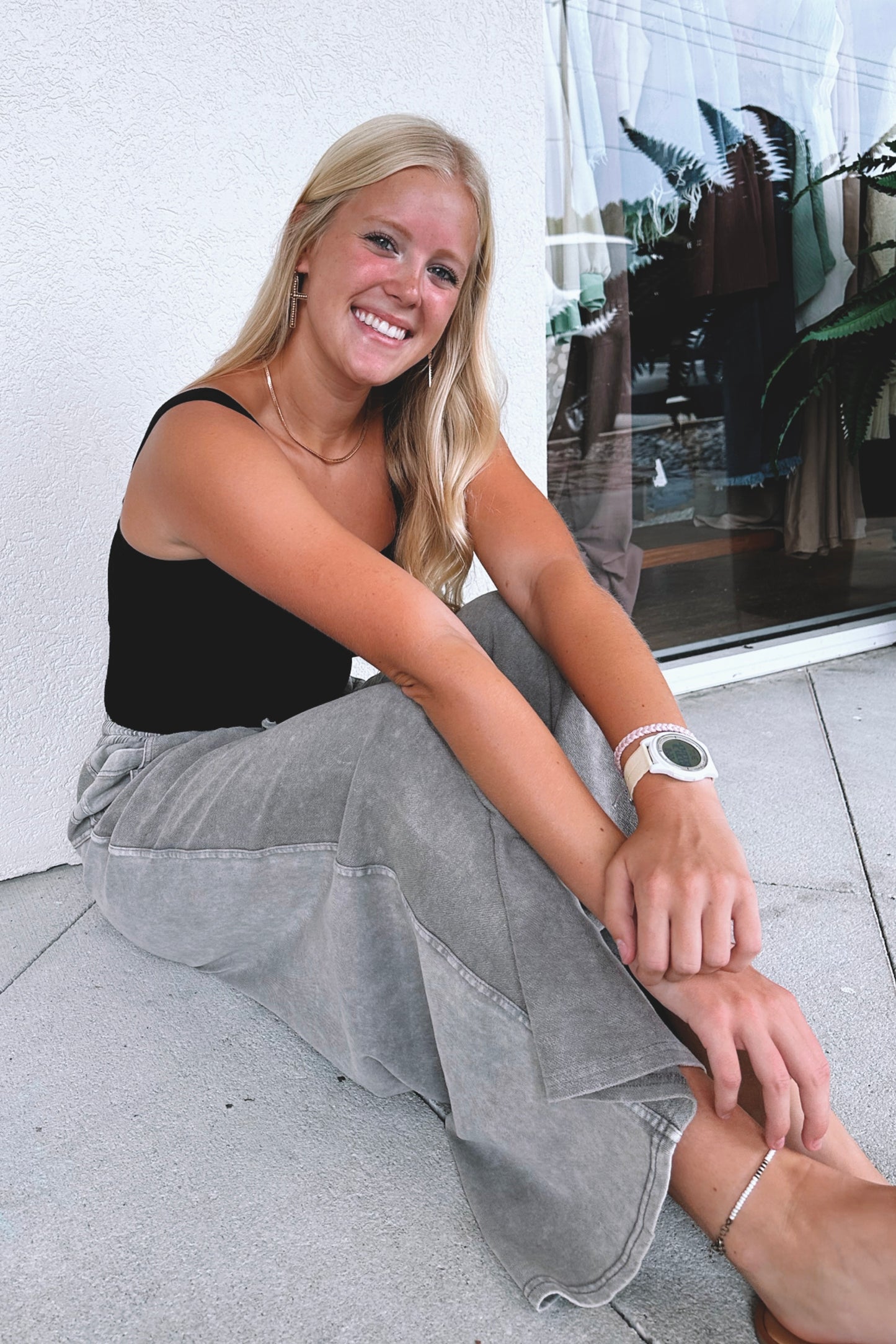 Terry Wide-Leg Sweatpants