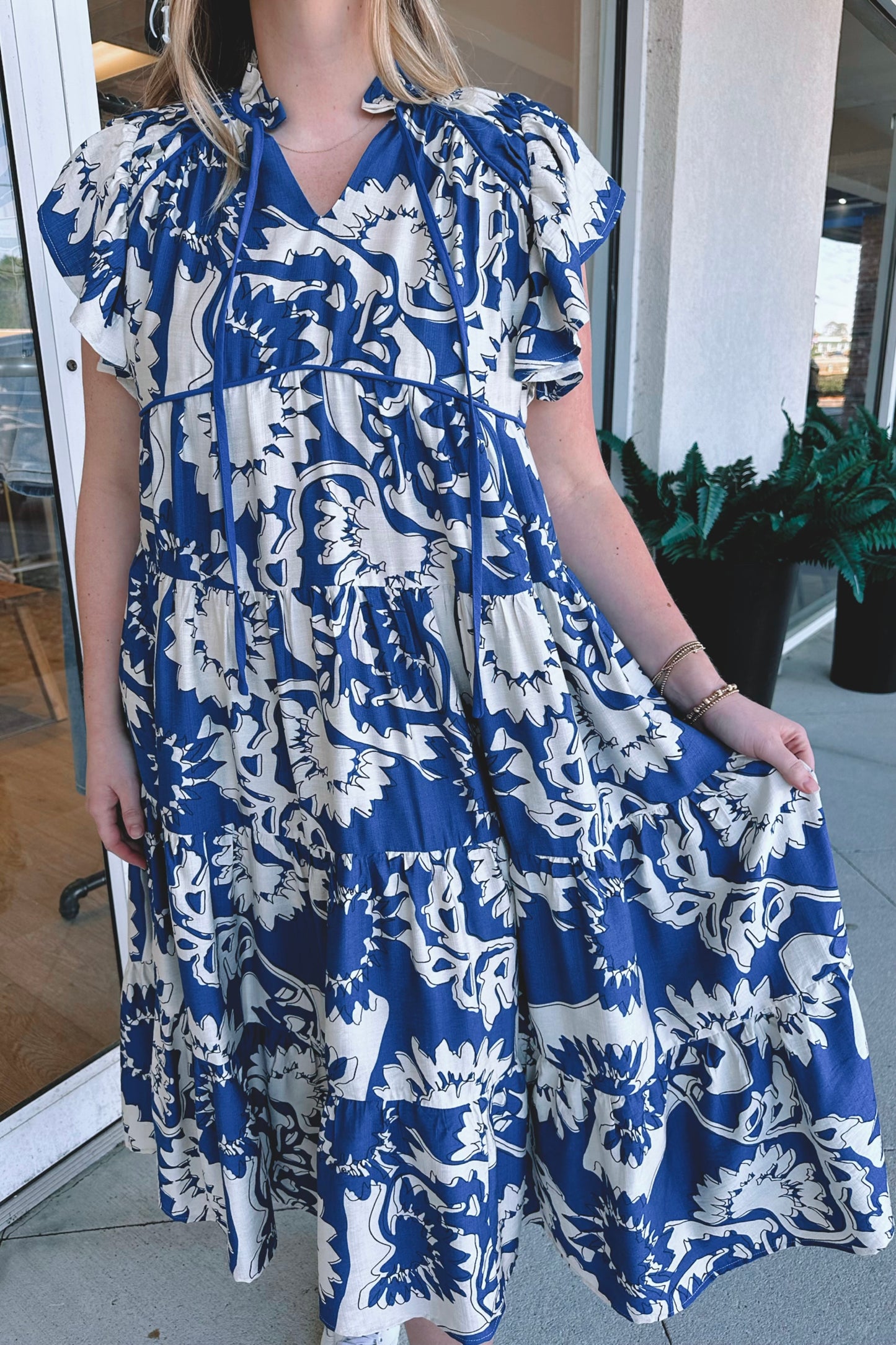Flutter Midi Dress