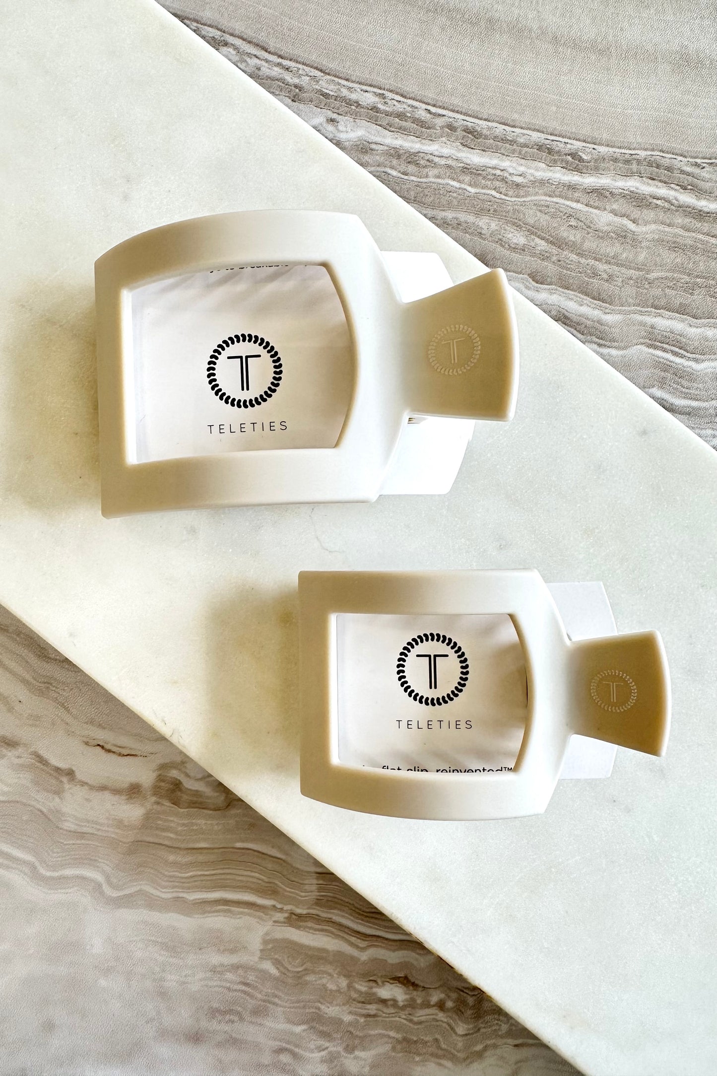 Square Teletie Flat Clip