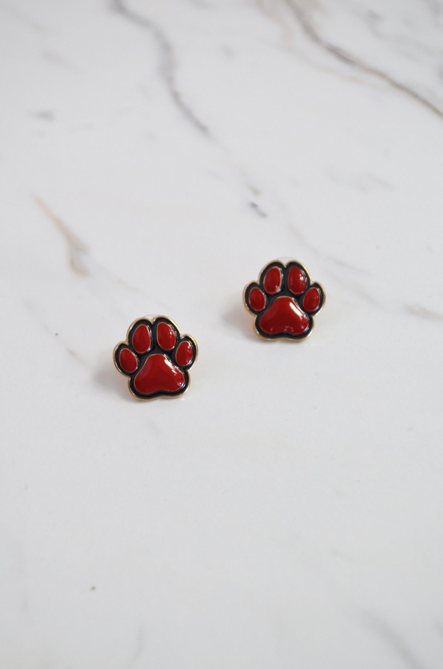 Golden Paw Studs