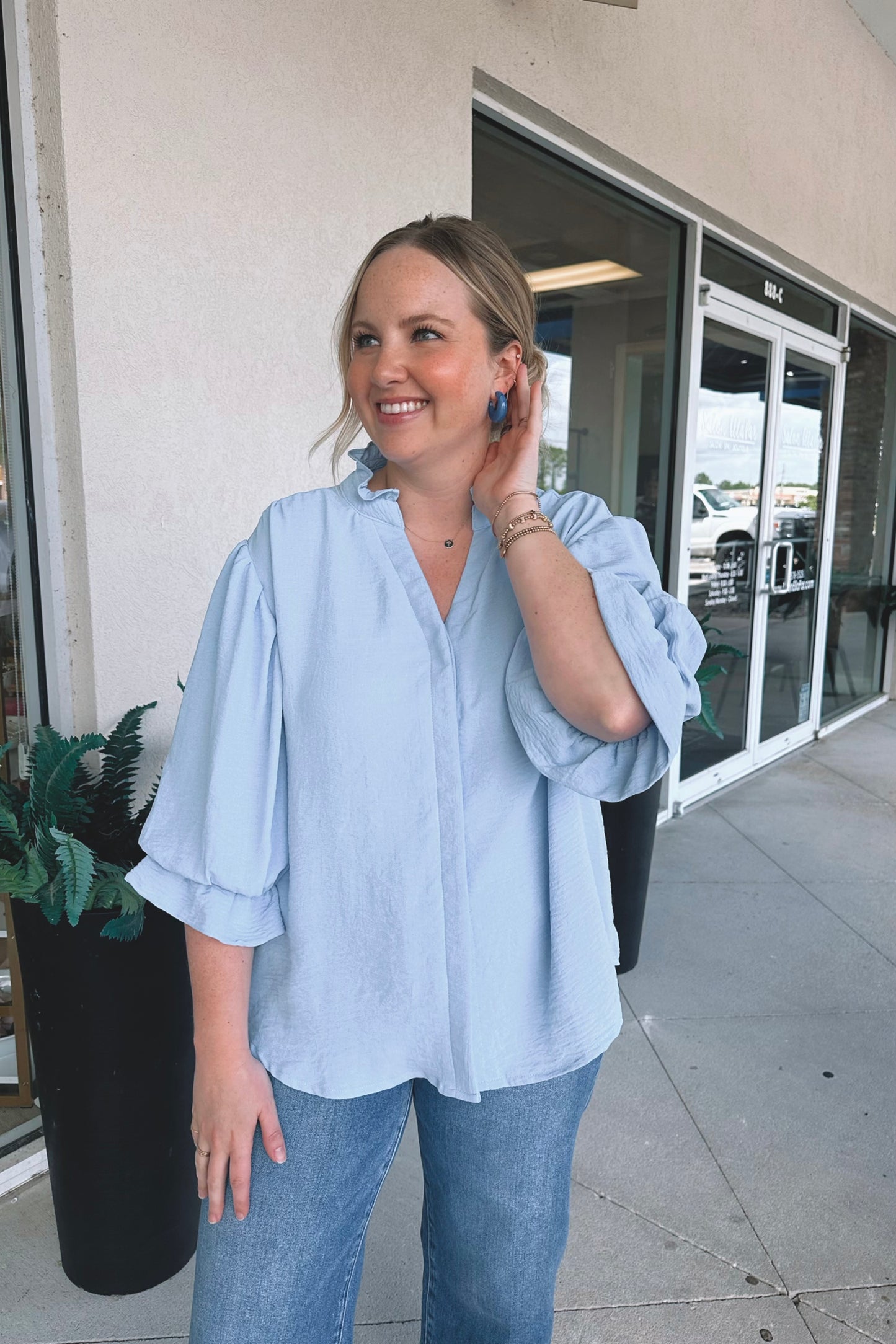 Marie 3/4 Sleeve Top