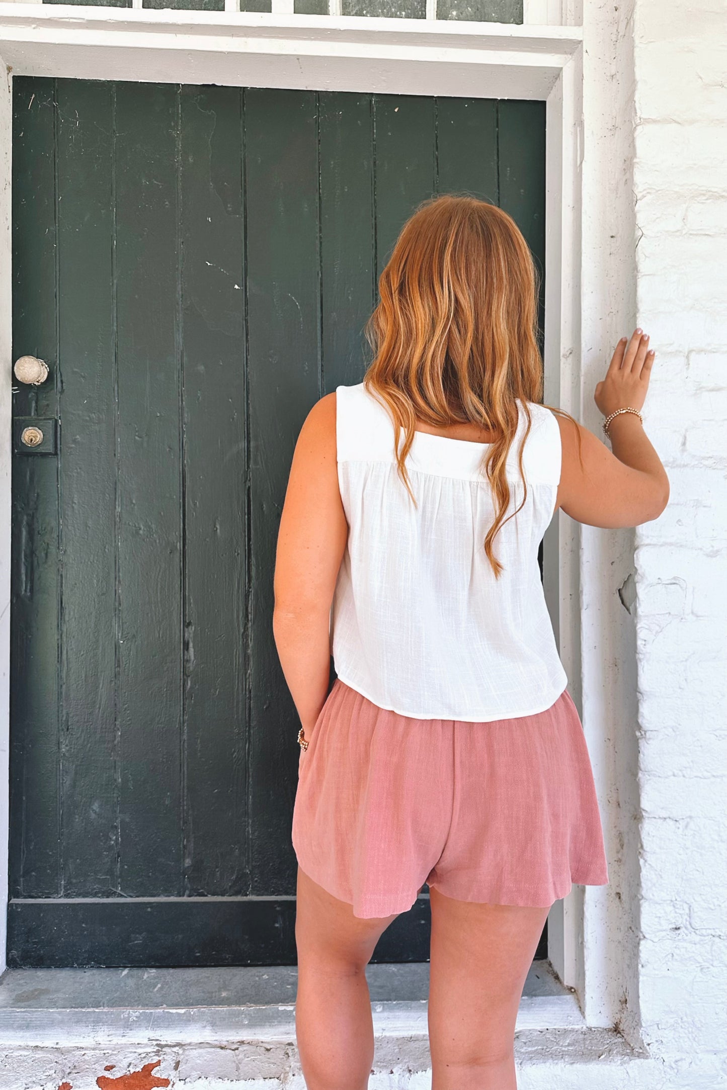 Blushing Linen Short