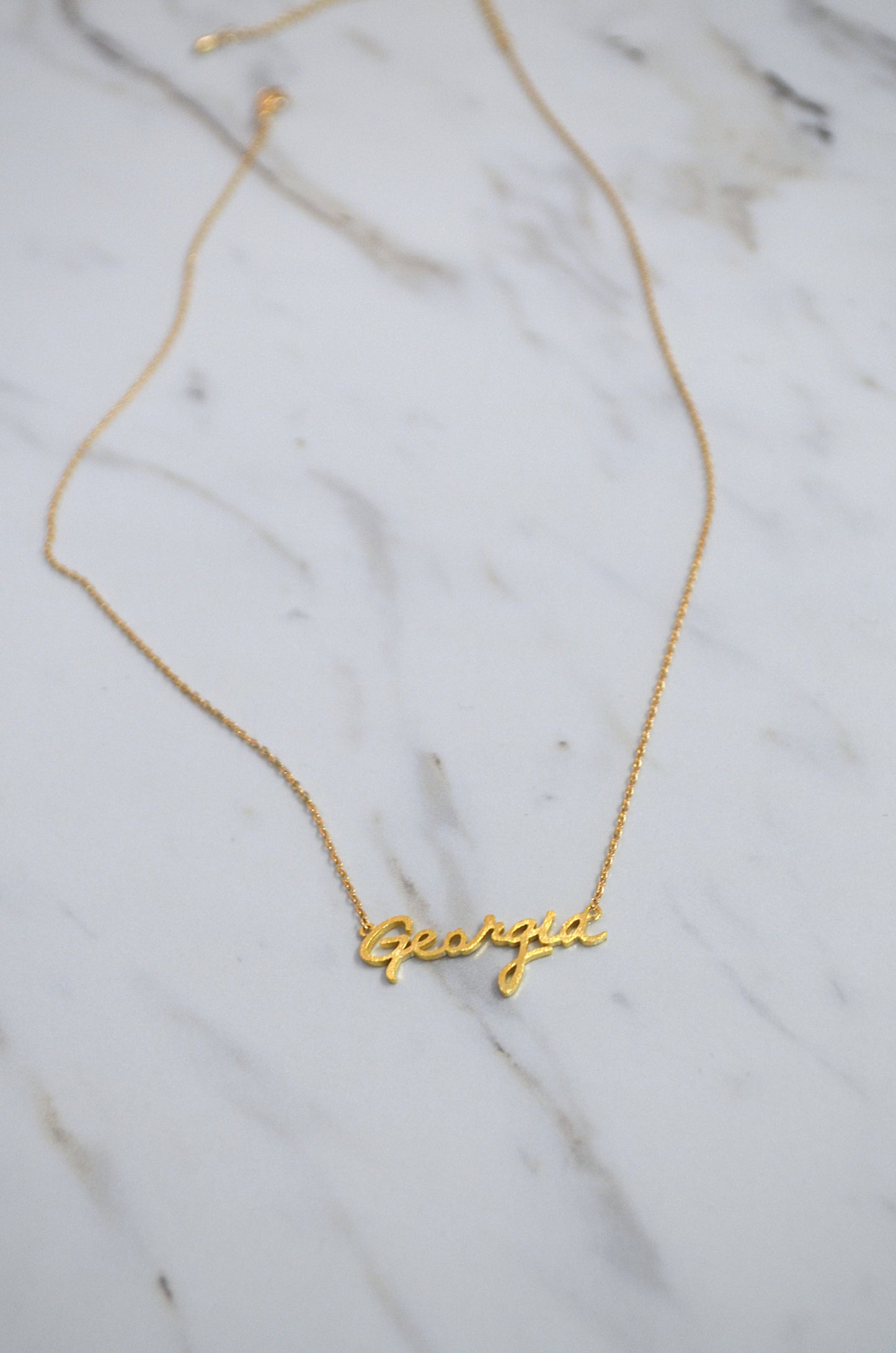 Cursive 'Georgia' Necklace