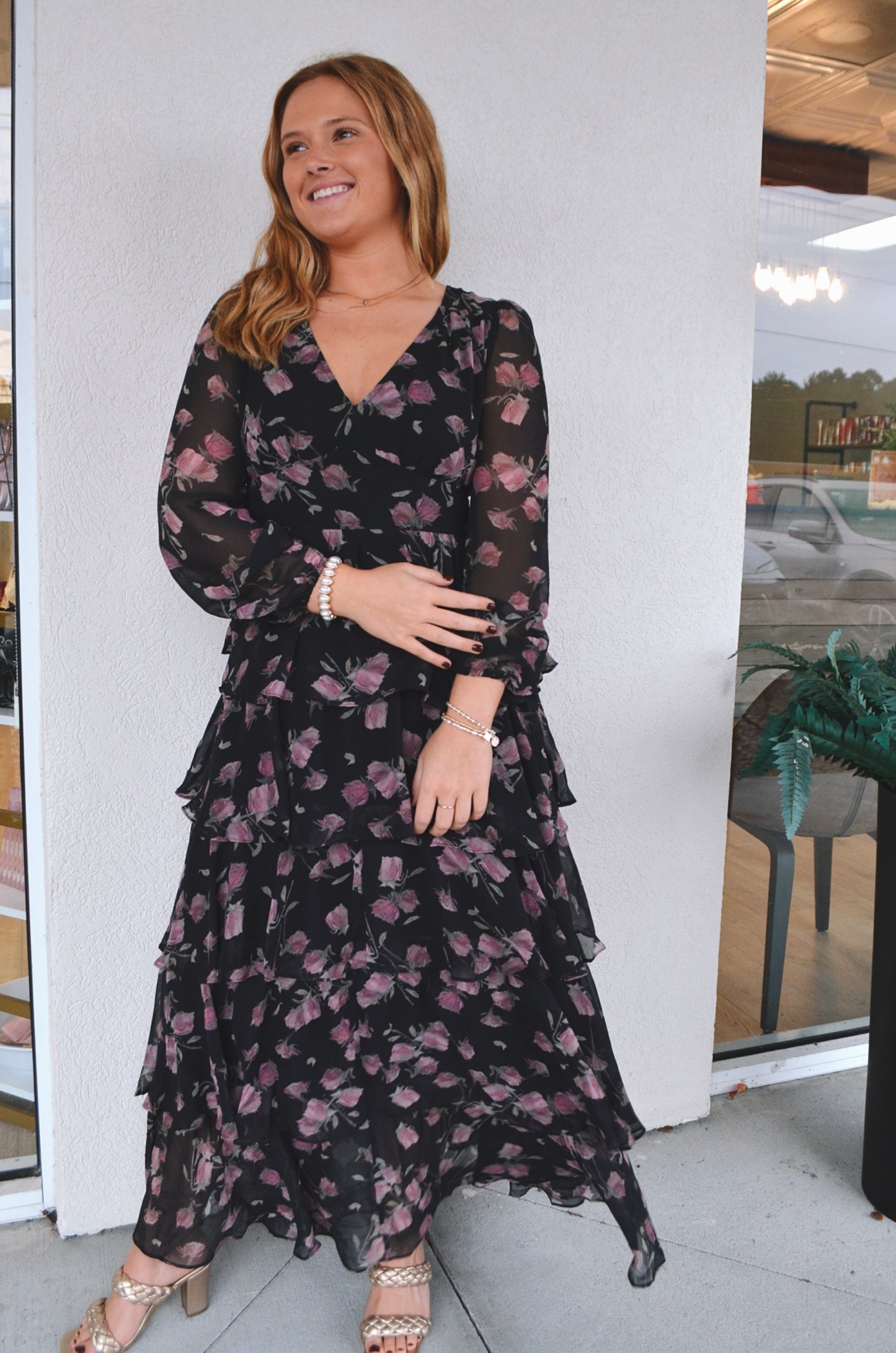 Thea Tiered Maxi Dress