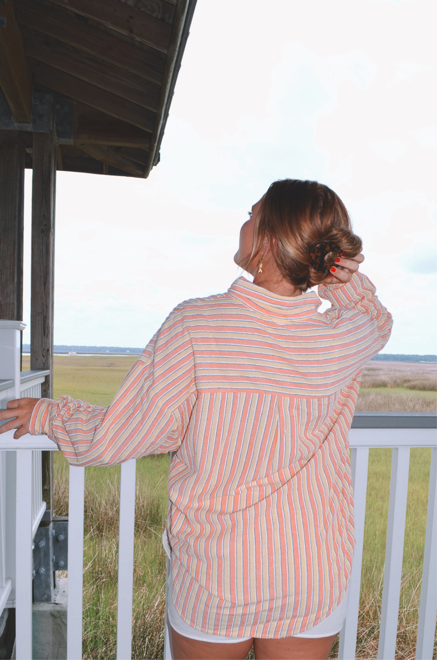 Tristyn Striped Button-Down