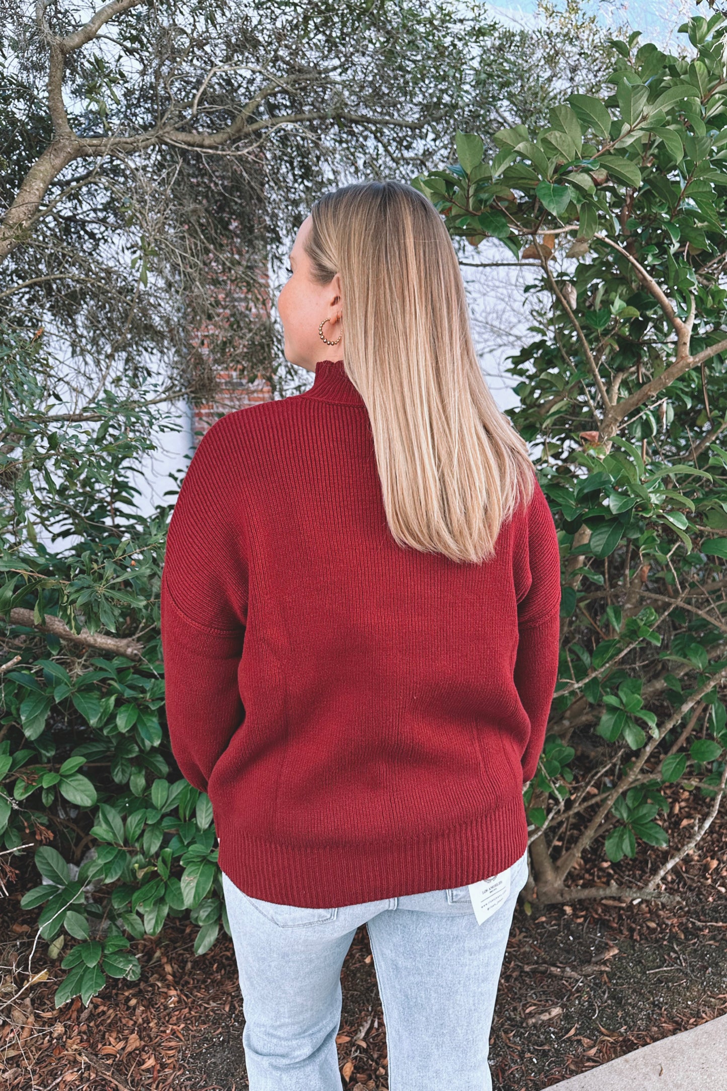Nessa Mock-Neck Sweater