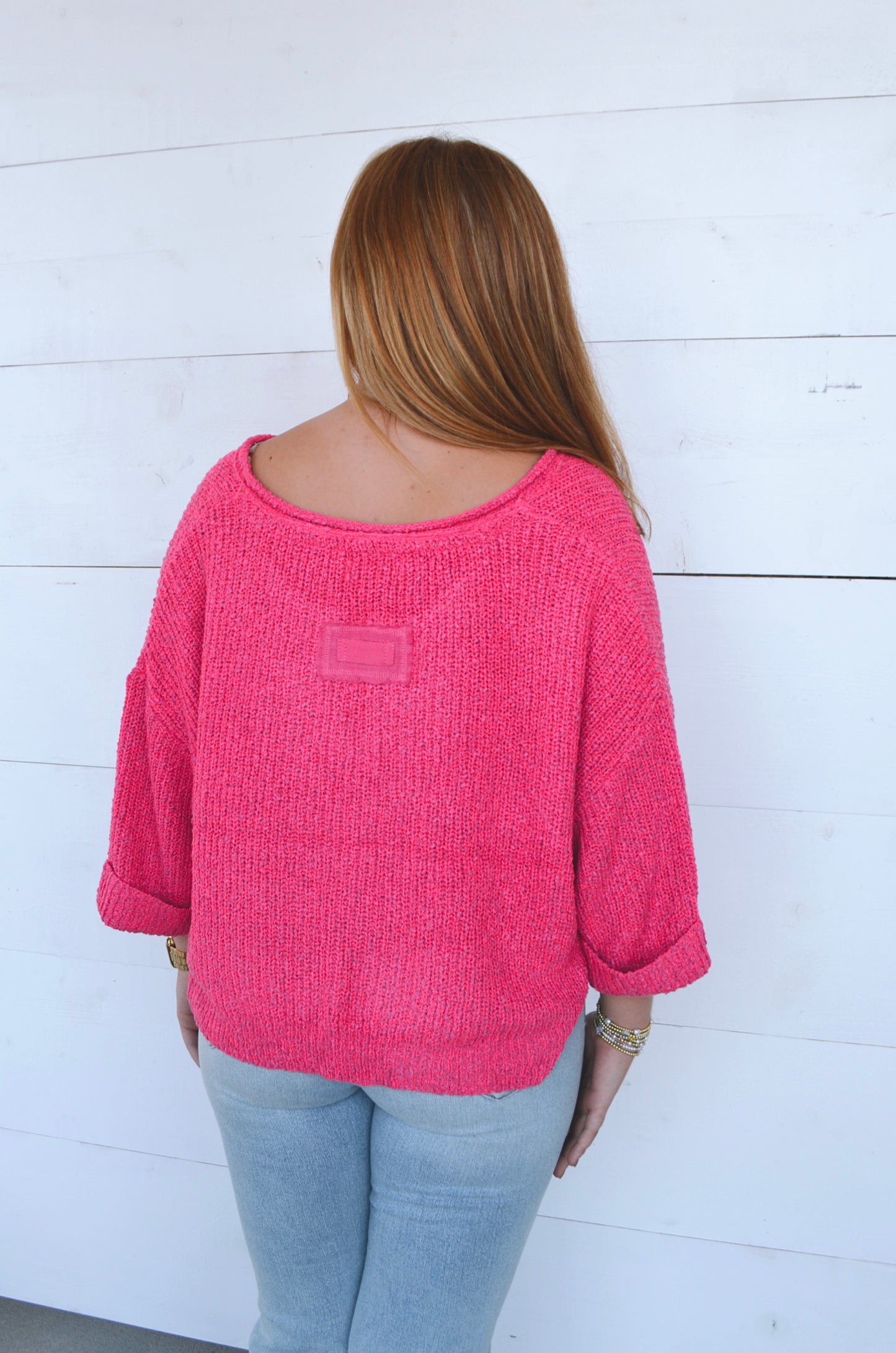 Landon Split-Neck Sweater