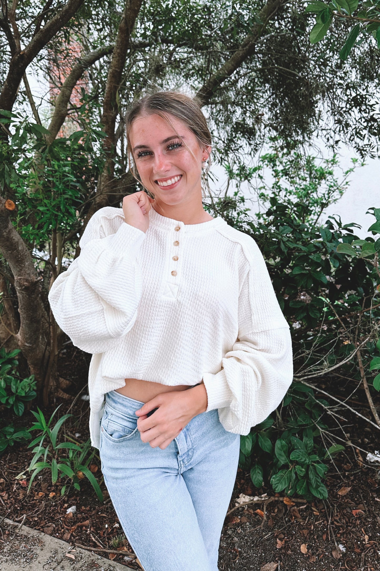 Relaxed Henley Top