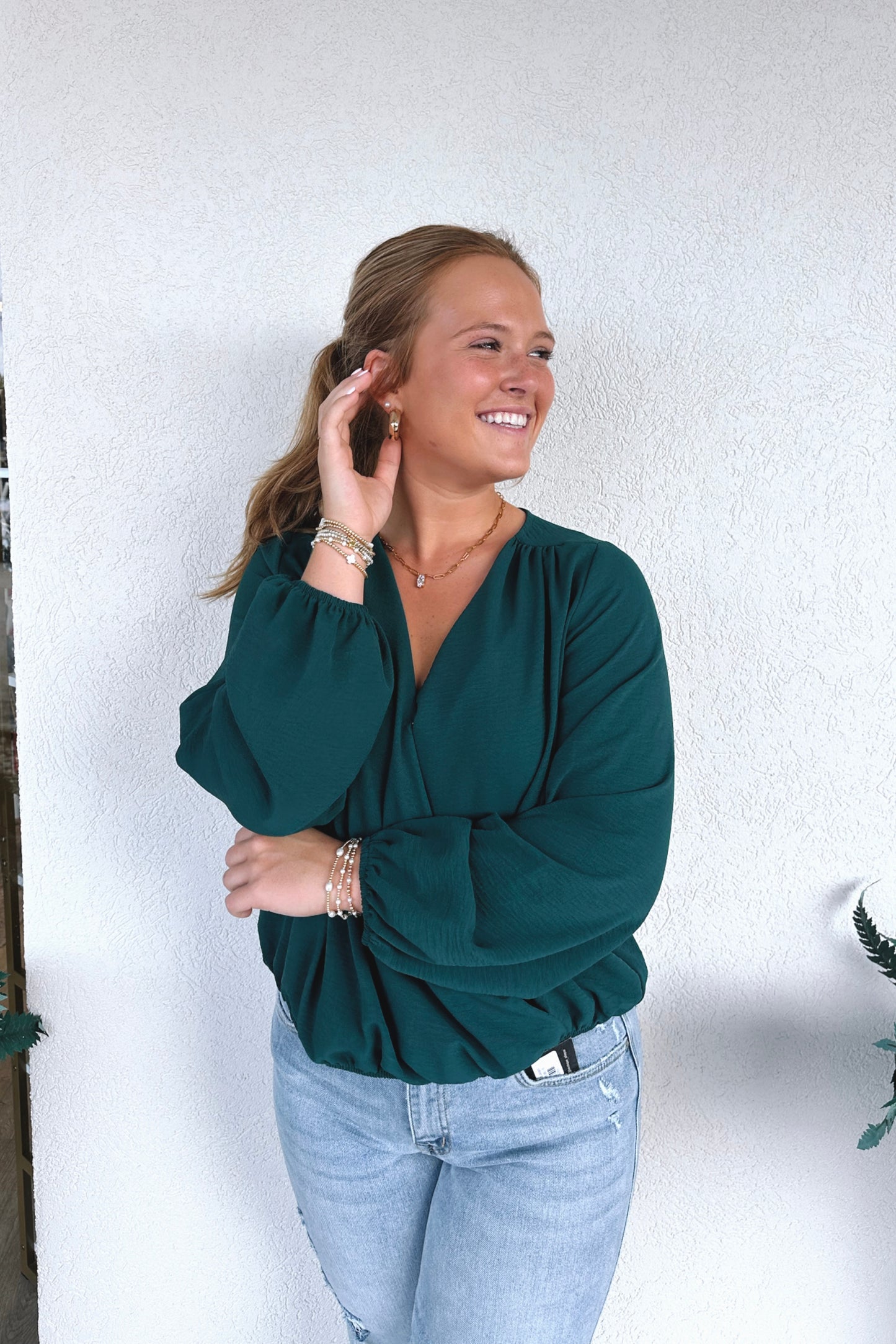 Skyler Surplice Blouse