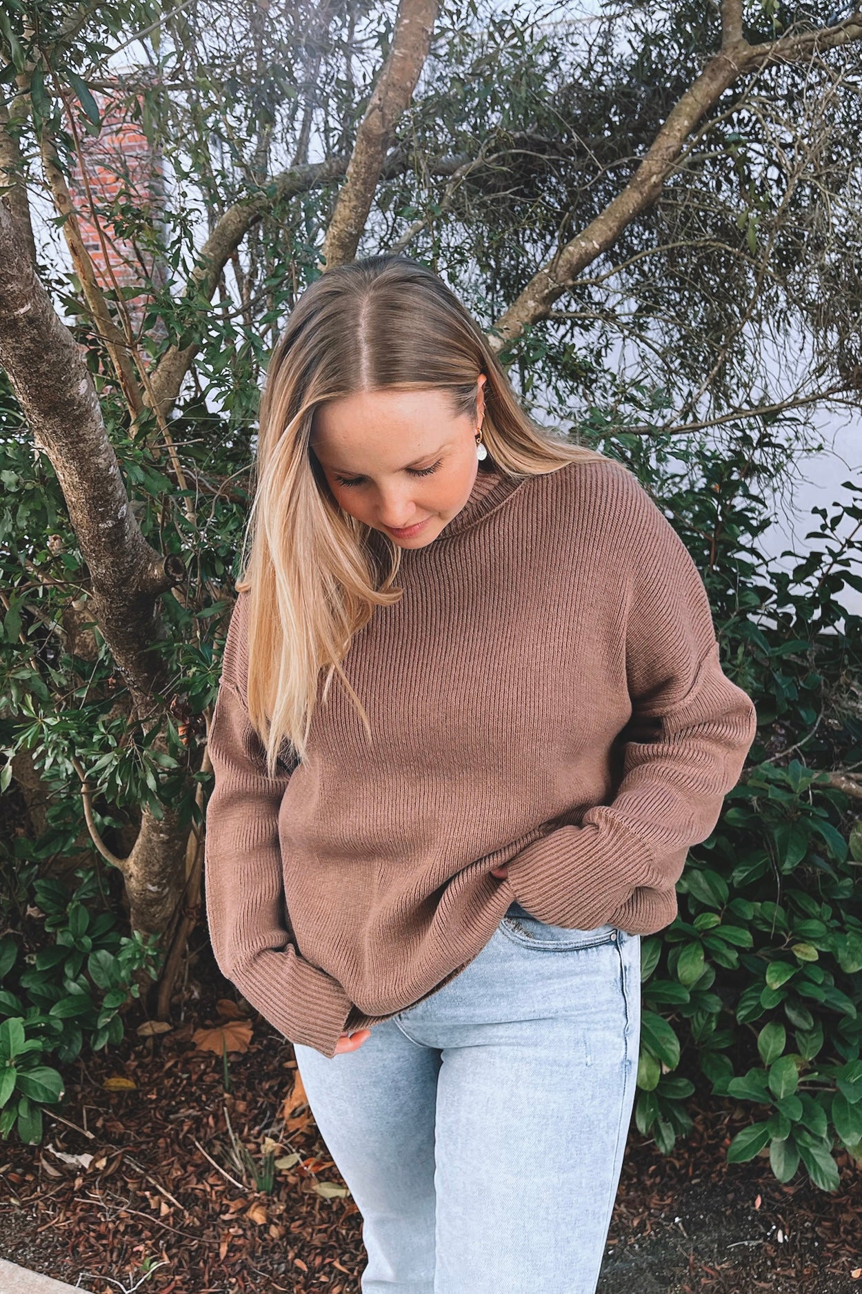 Nessa Mock-Neck Sweater