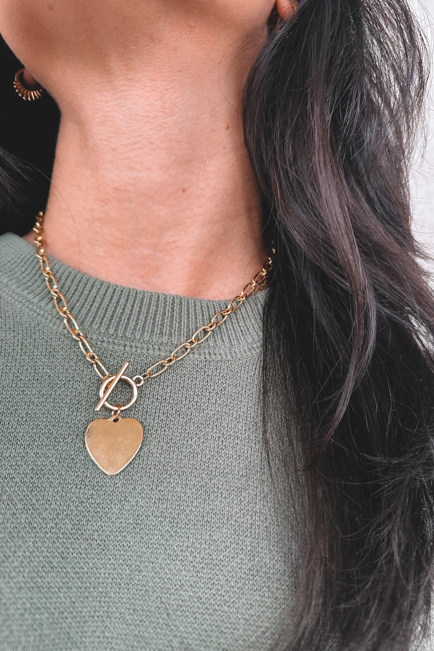 Heart Toggle Necklace