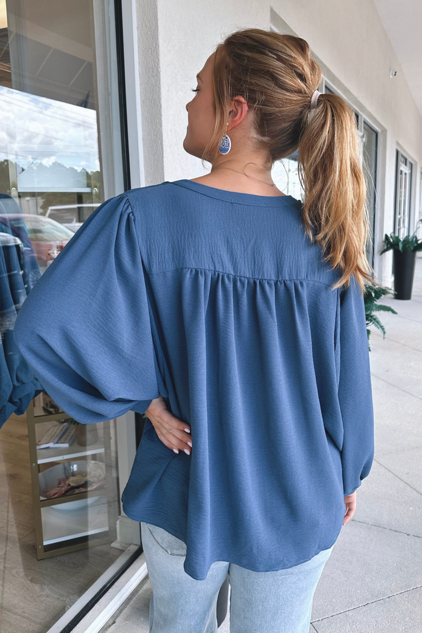Eloise Button-Up Blouse