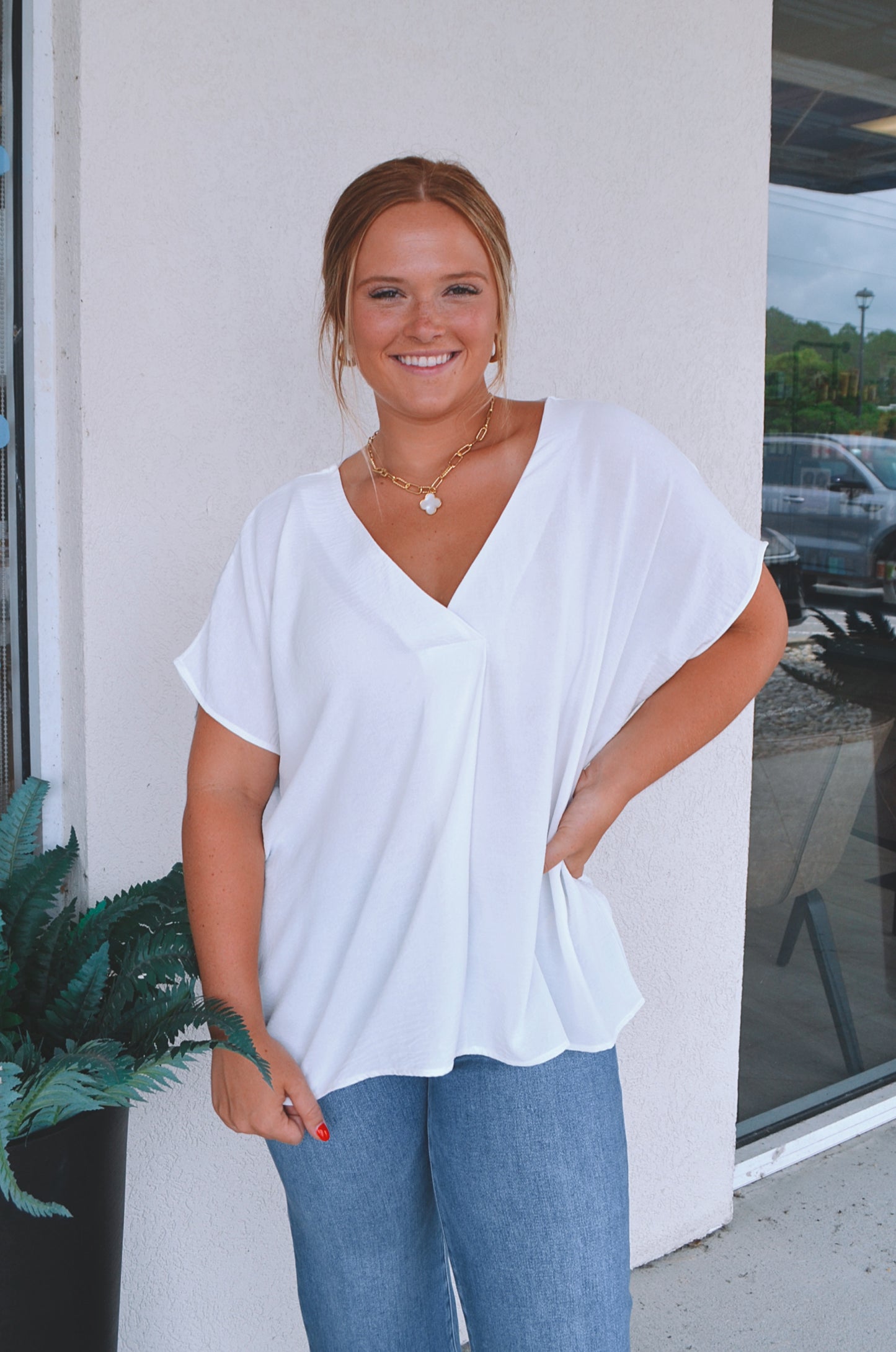 Christi V-Neck Blouse