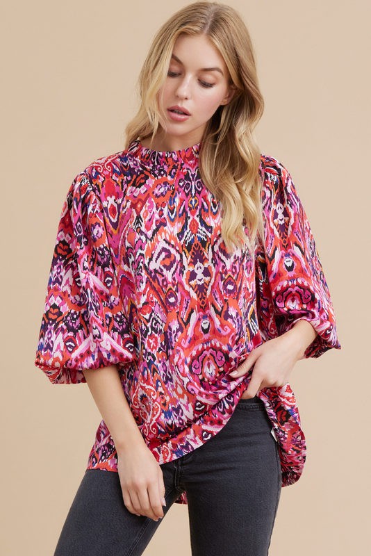 Adriana Lantern Blouse