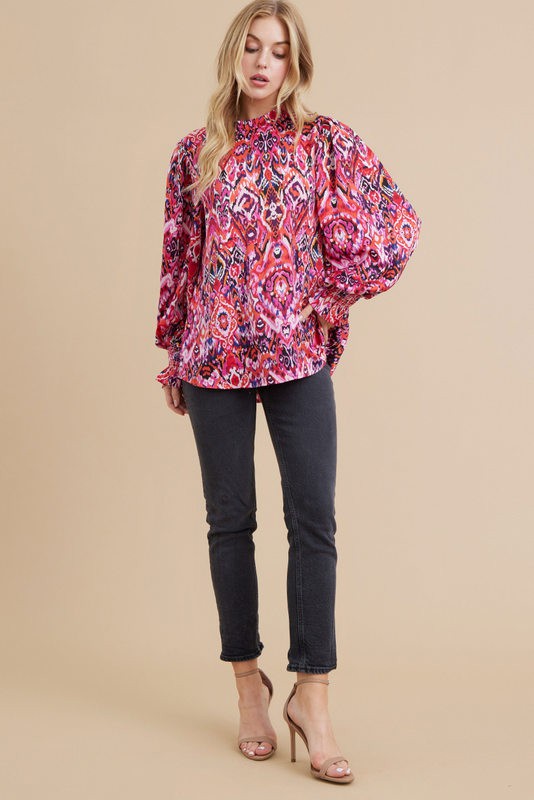 Adriana Lantern Blouse