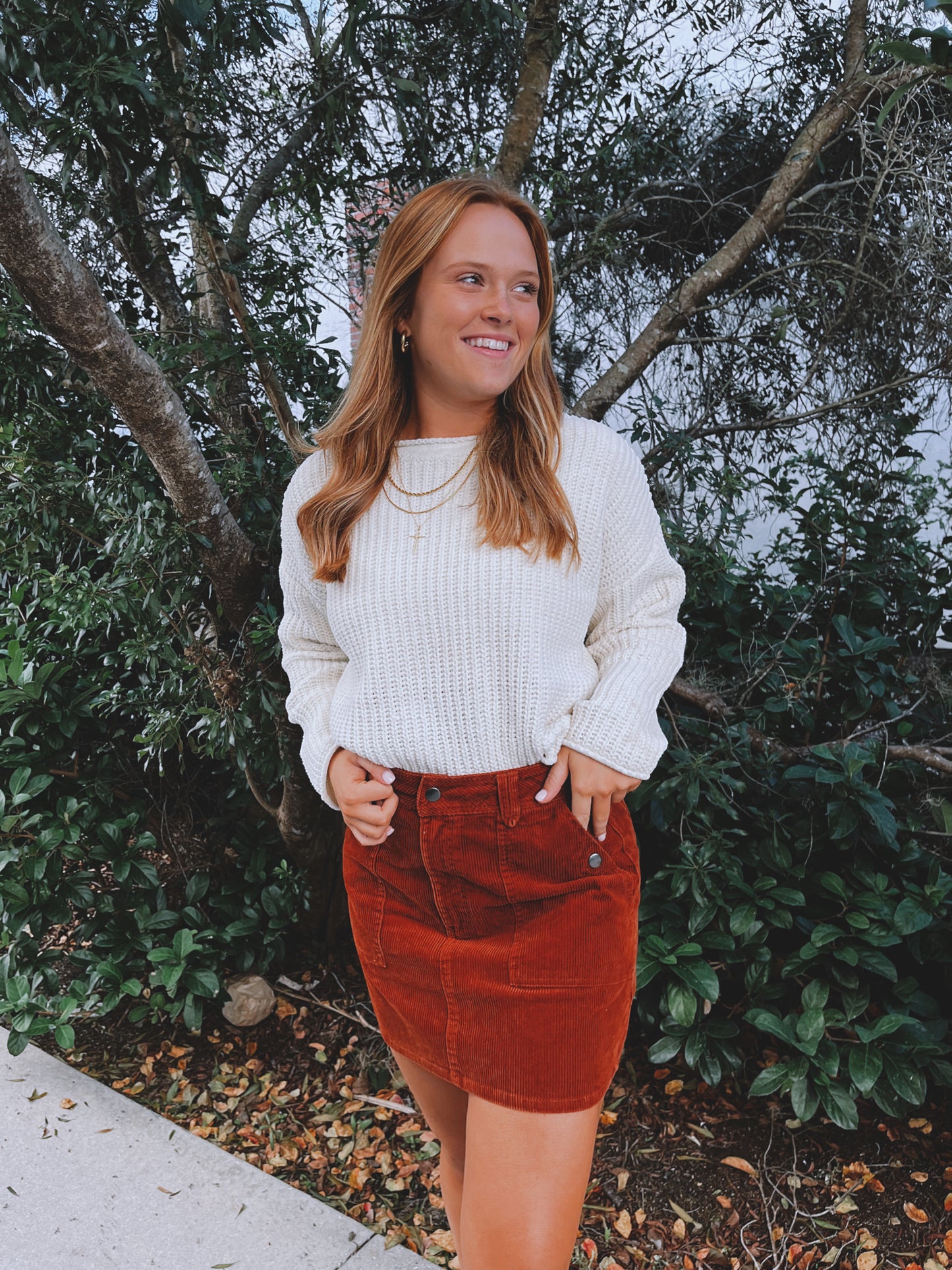 Kacie Corduroy Skirt
