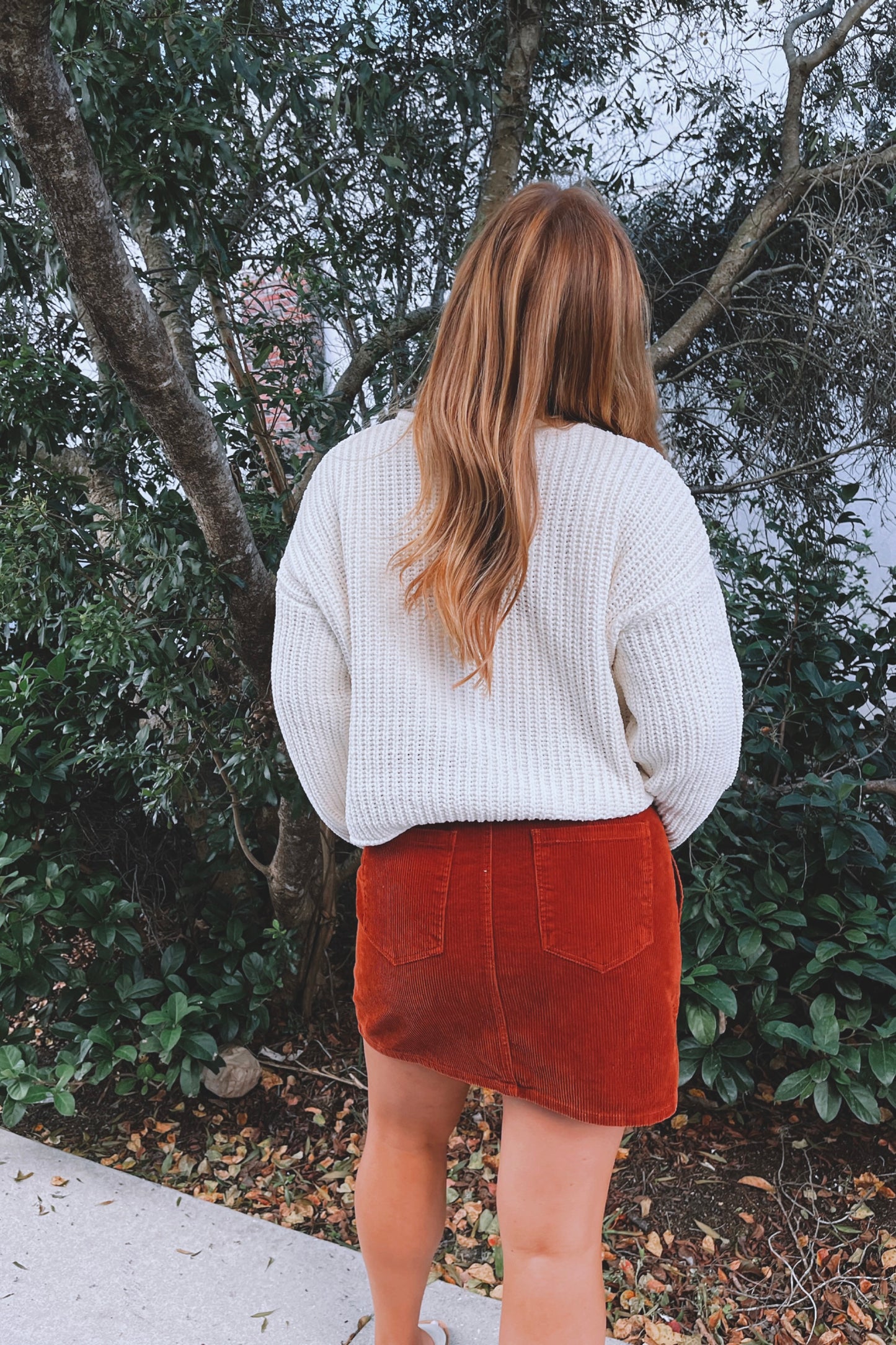 Kacie Corduroy Skirt